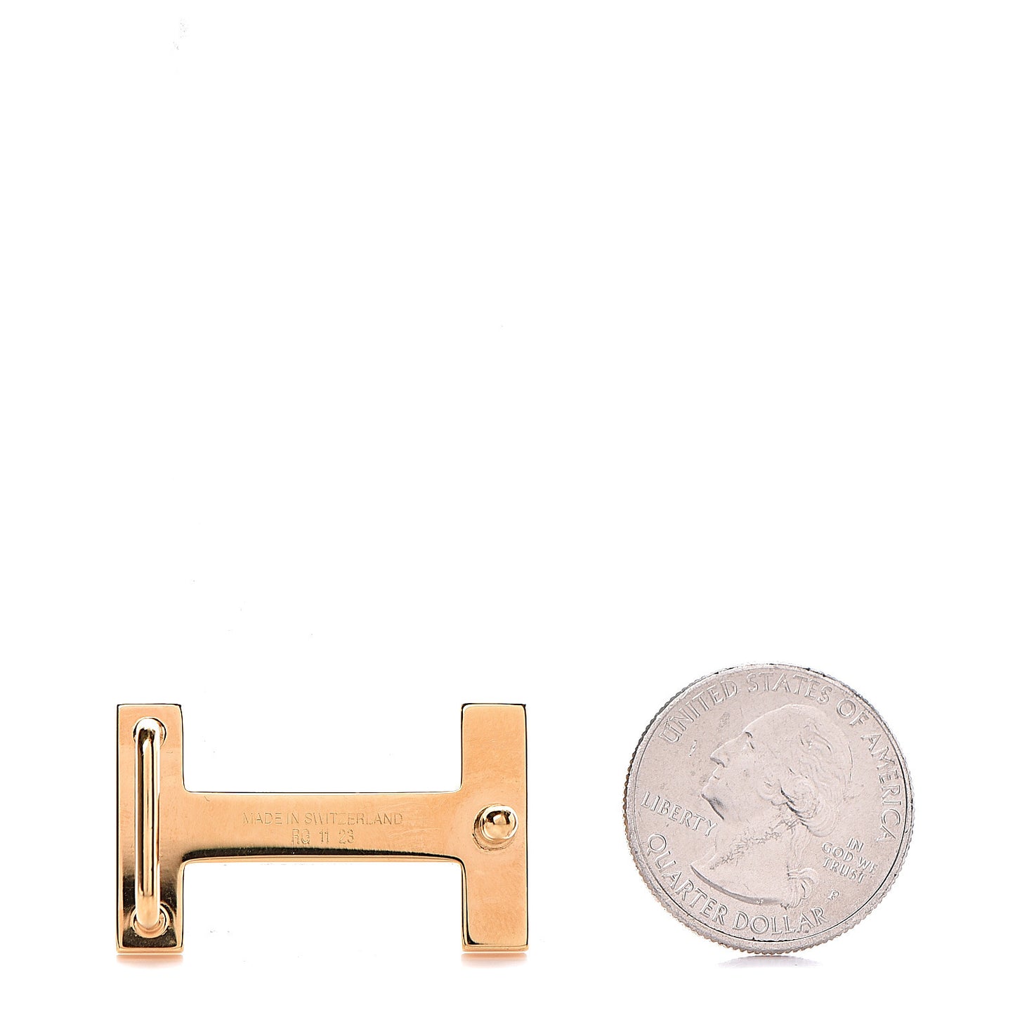 Focus 13mm Belt Buckle Gold