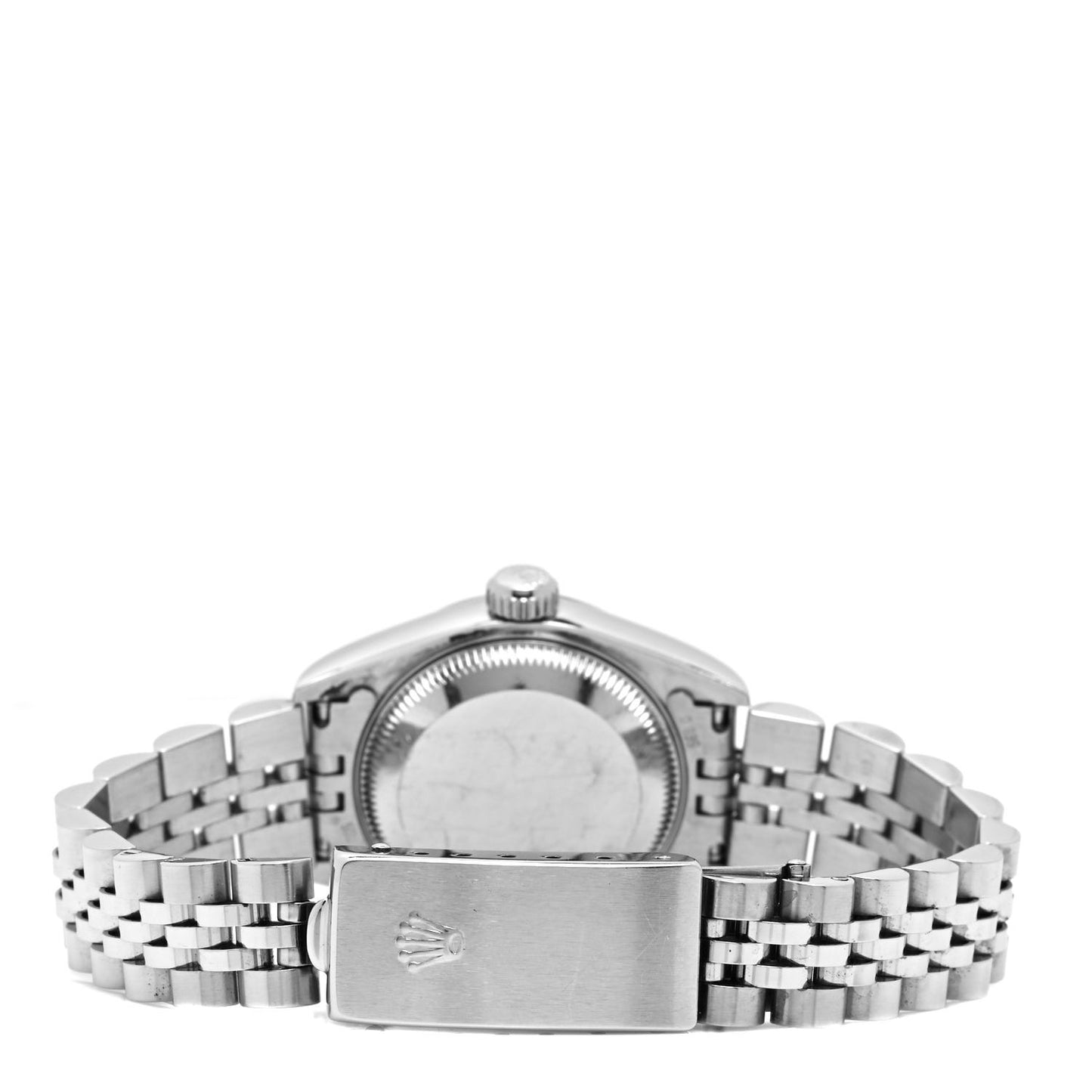 Stainless Steel 18K White Gold Diamond 26mm Oyster Perpetual Datejust Watch Blue Gradient 69174
