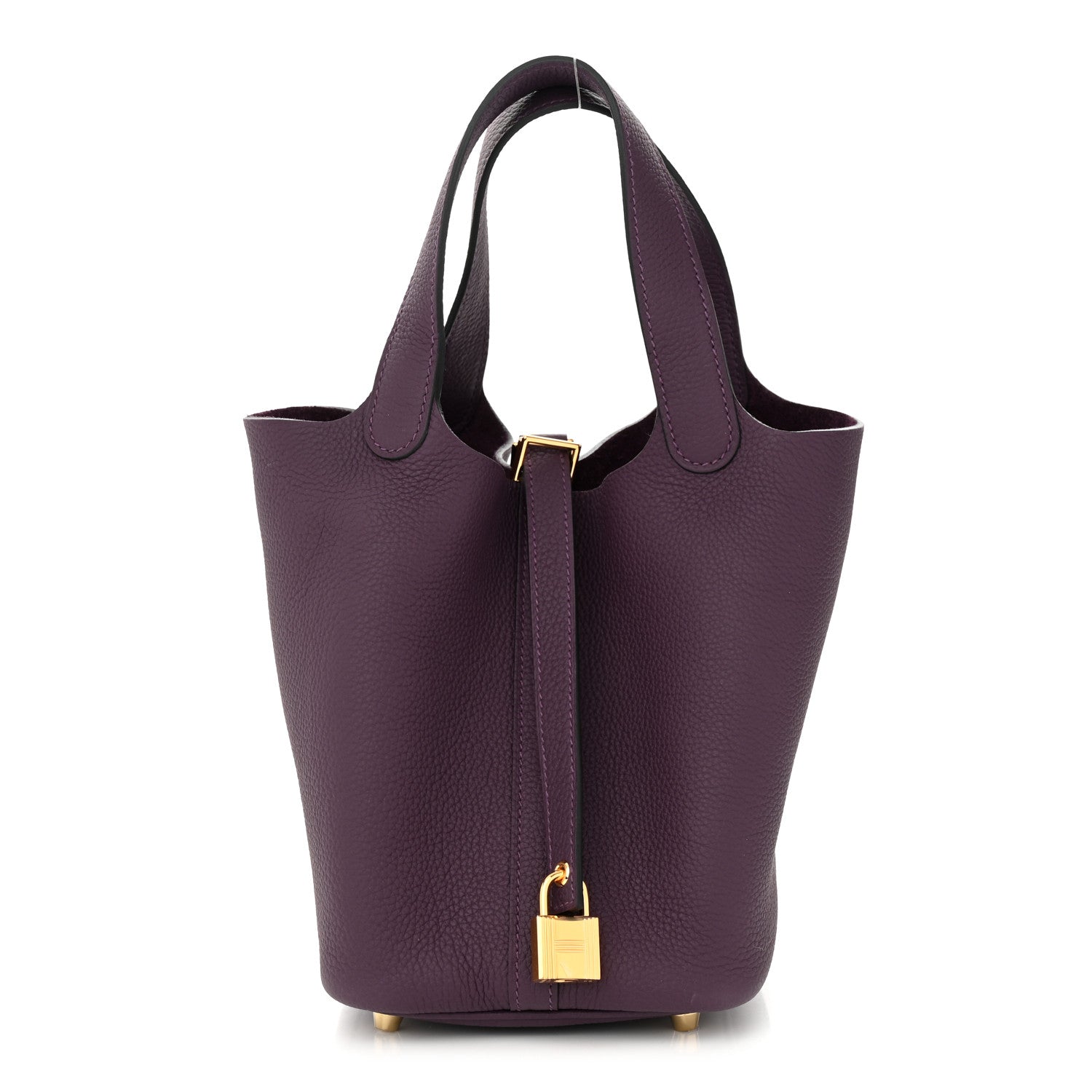 Hermes Taurillon Maurice Picotin Lock 18 PM Cassis 1287471