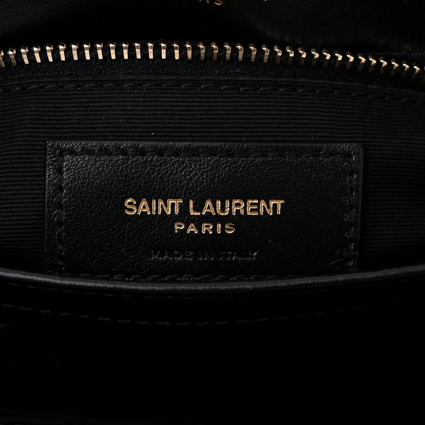 Calfskin Y Quilted Monogram Toy Loulou Crossbody Bag Black