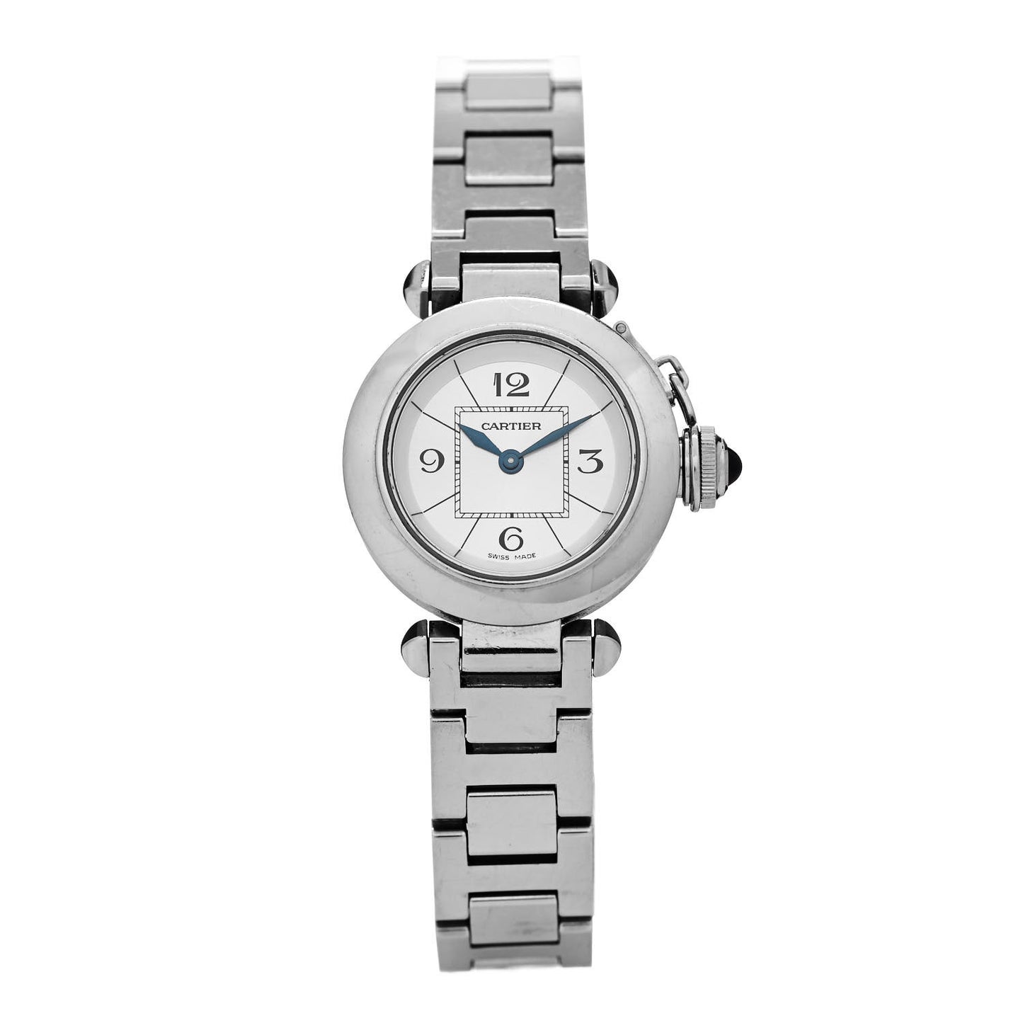 Stainless Steel 27mm Miss Pasha Quartz Watch Silver
