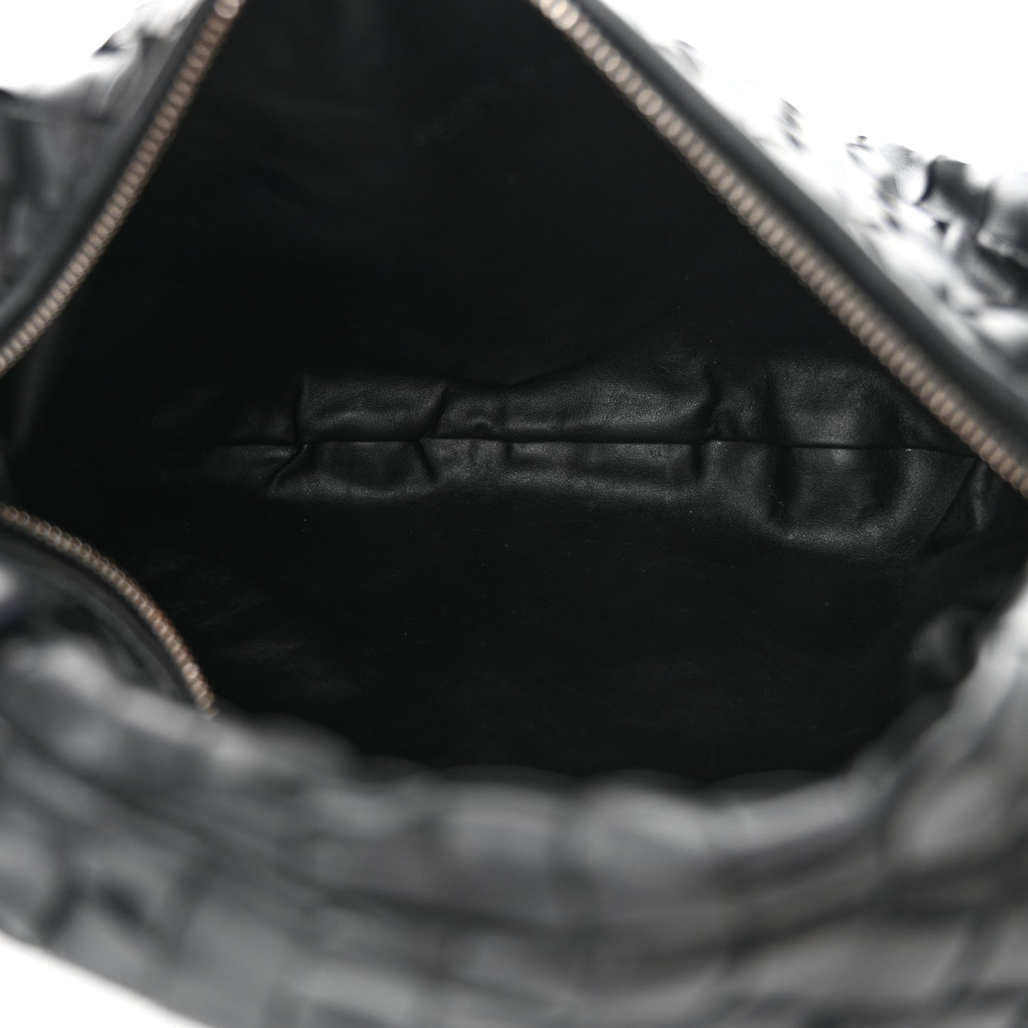 Nappa Intrecciato Teen Jodie Hobo Black
