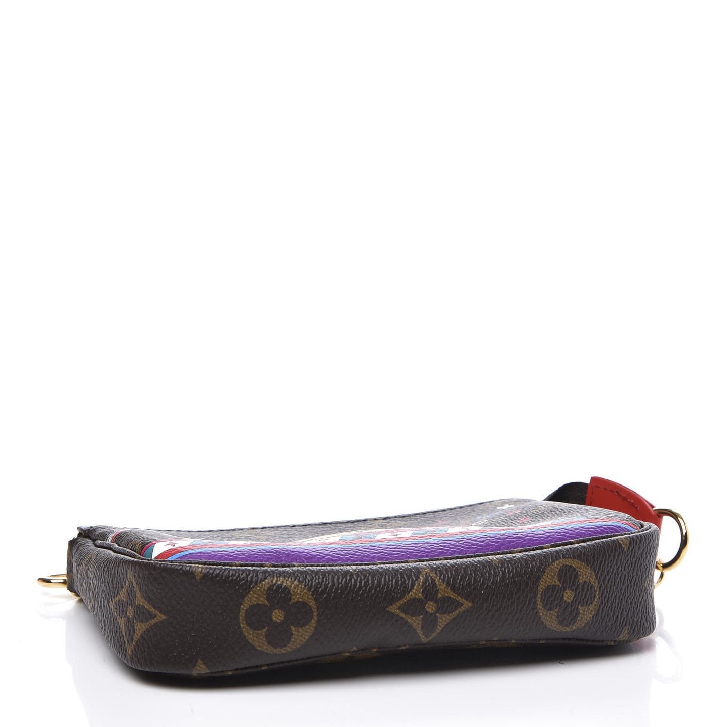 Monogram 2020 Christmas Animation Bumper Cars Mini Pochette Accessories Coquelicot