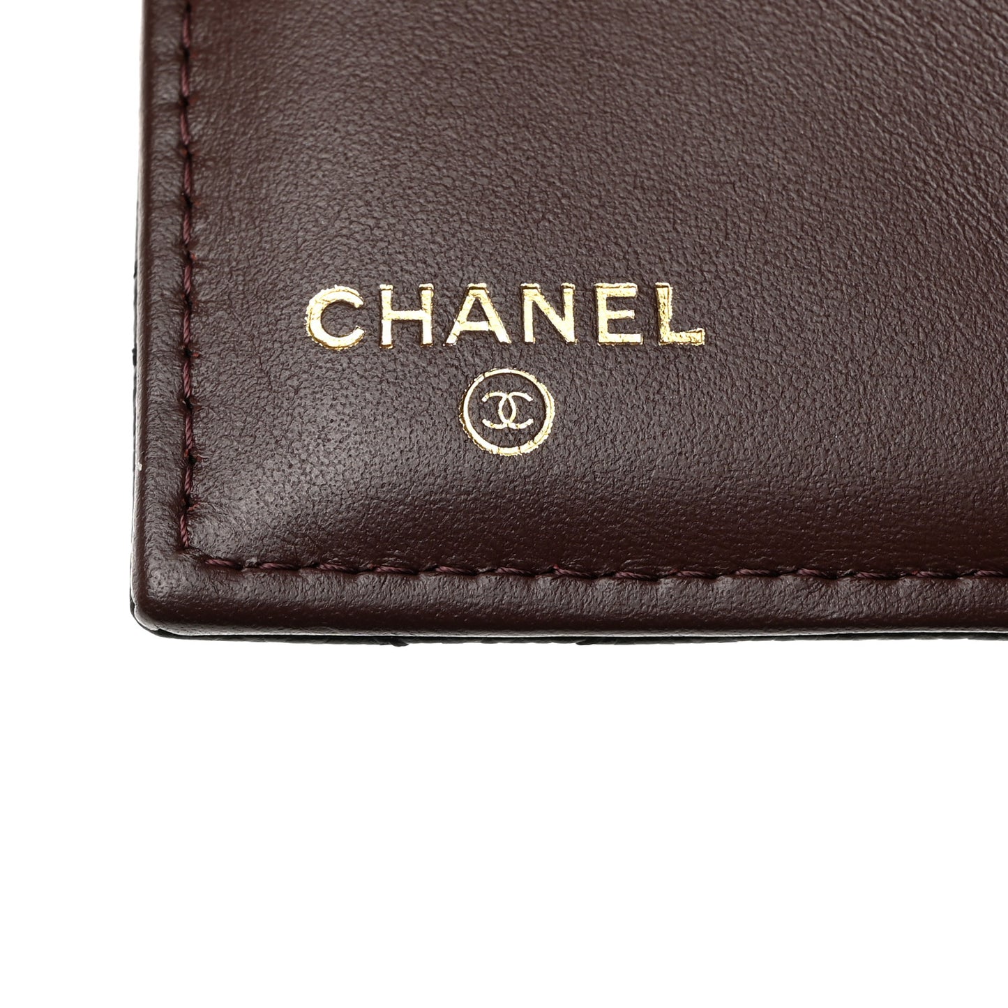 Caviar Quilted CC Zip Compact Wallet Black
