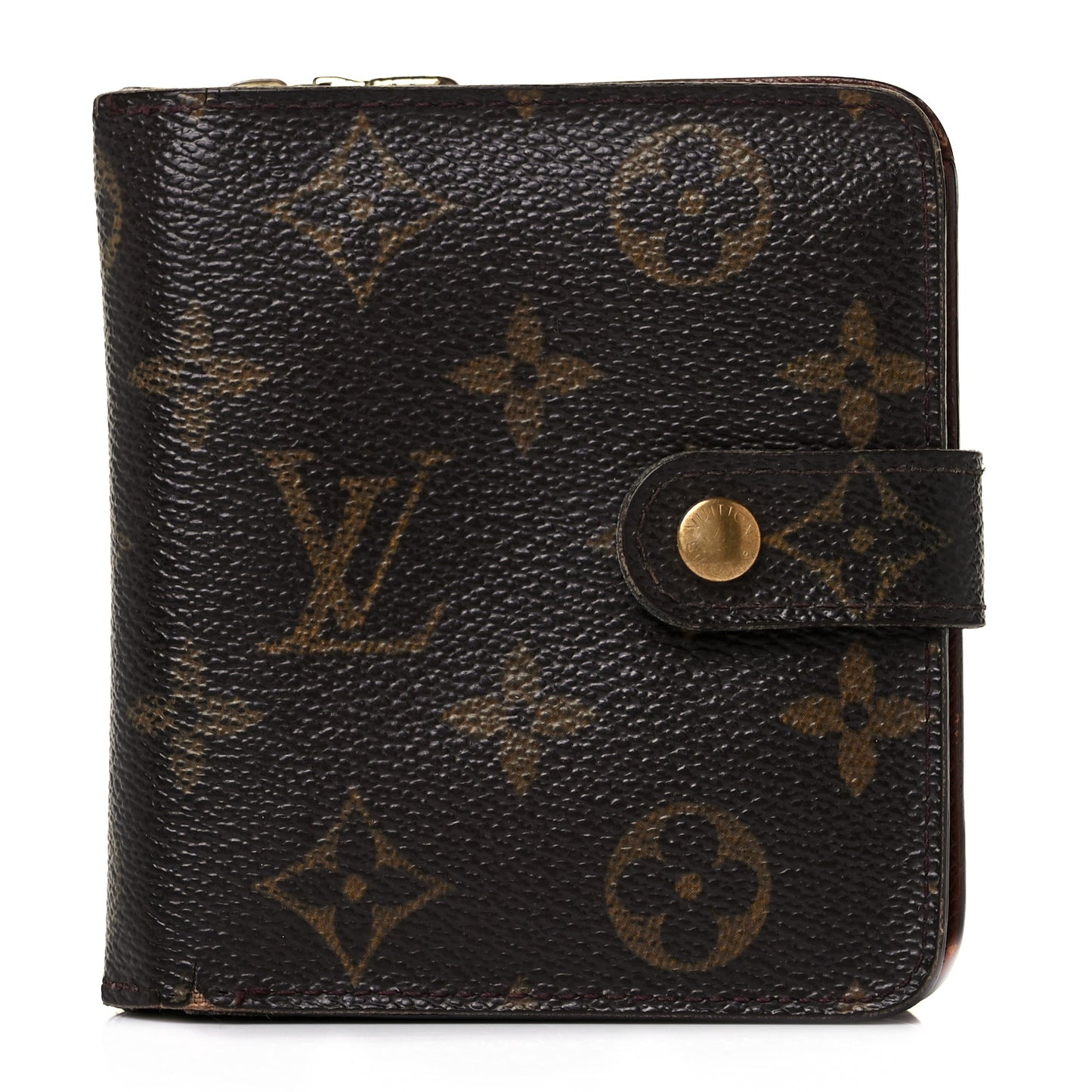 Monogram Compact Zippe Zipped Wallet
