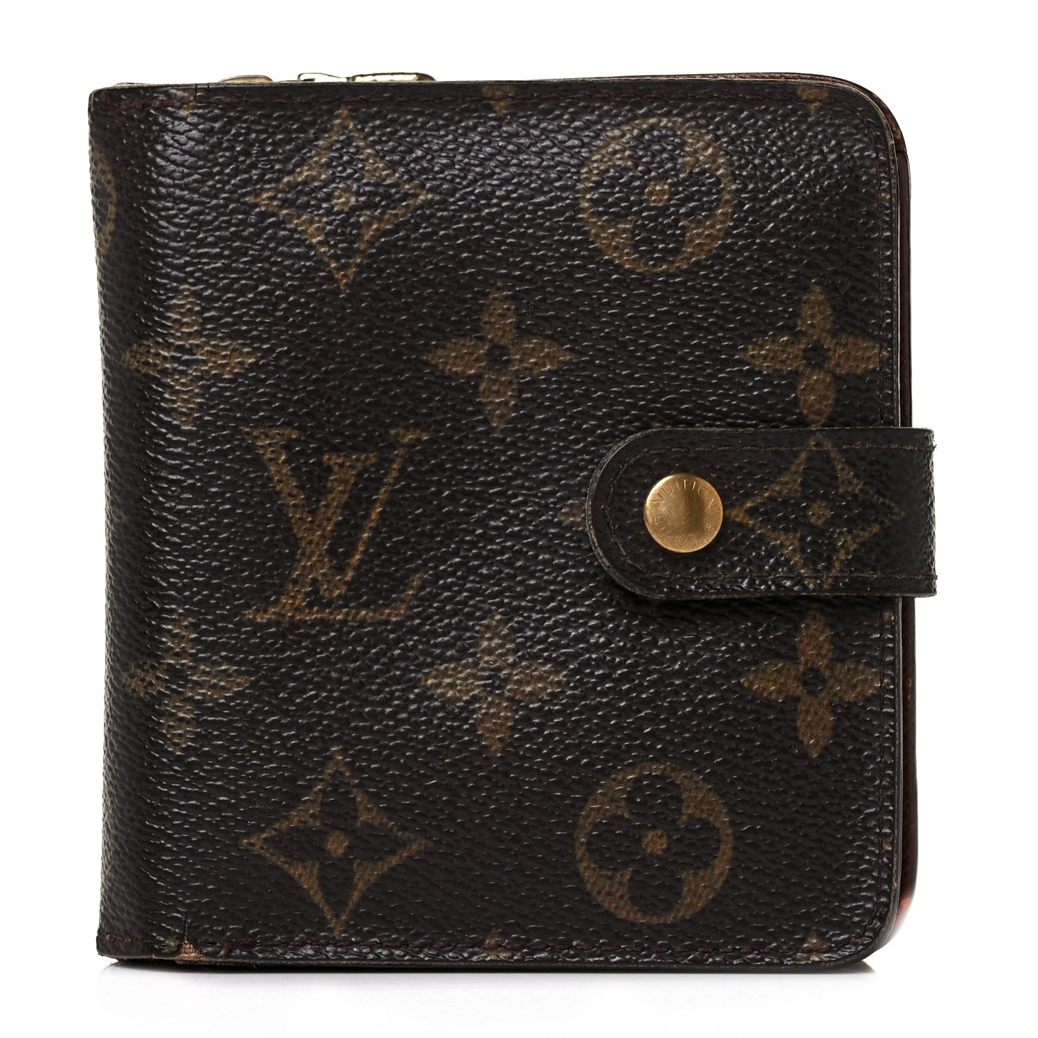Louis Vuitton Monogram Compact Zippe Zipped Wallet 1 of 10