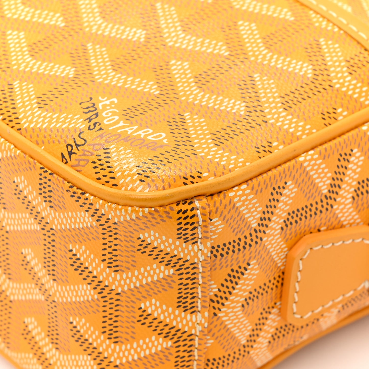 Goyardine Sac Cap Vert Yellow