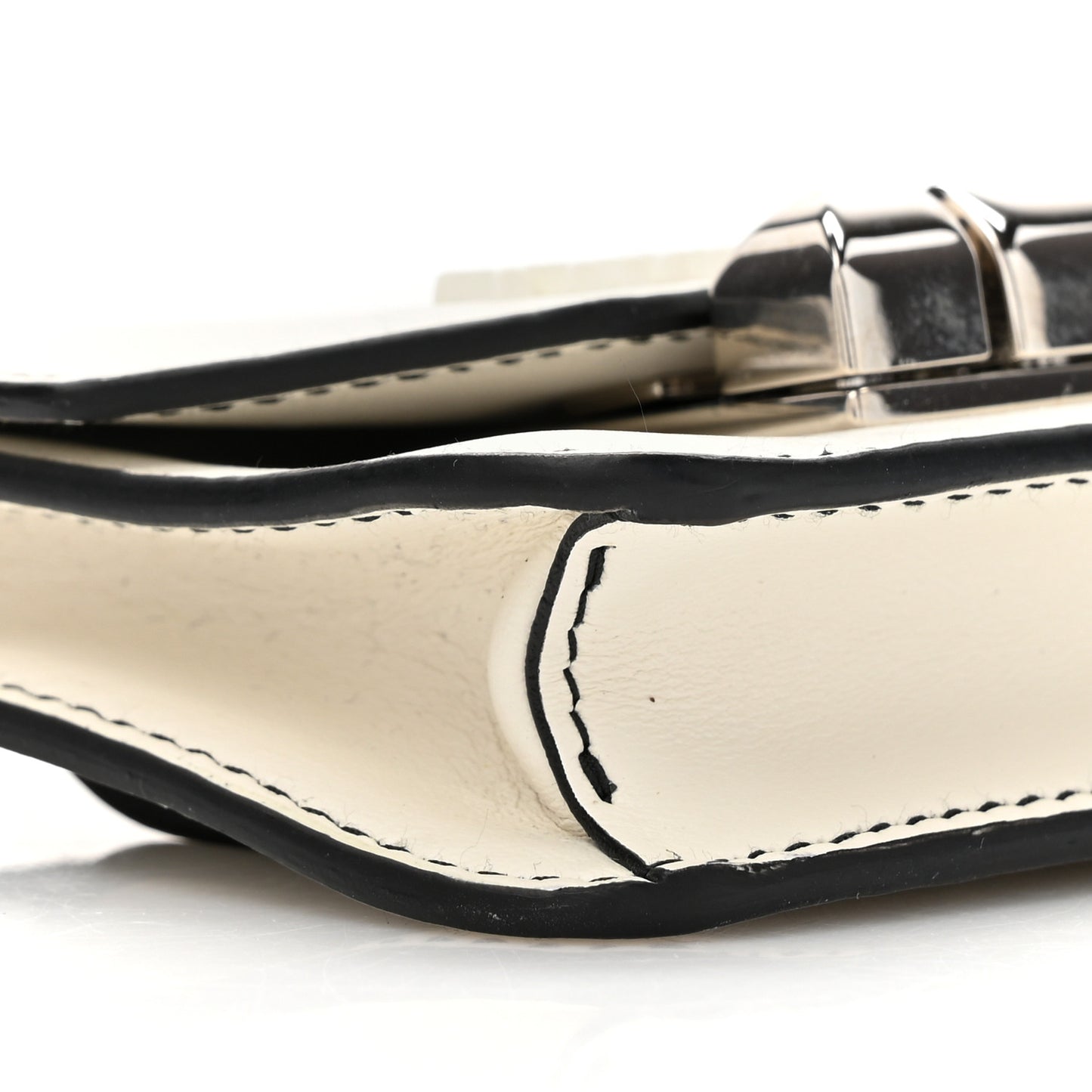 City Calfskin Micro Sidonie Belt Bag 75 30 White Black