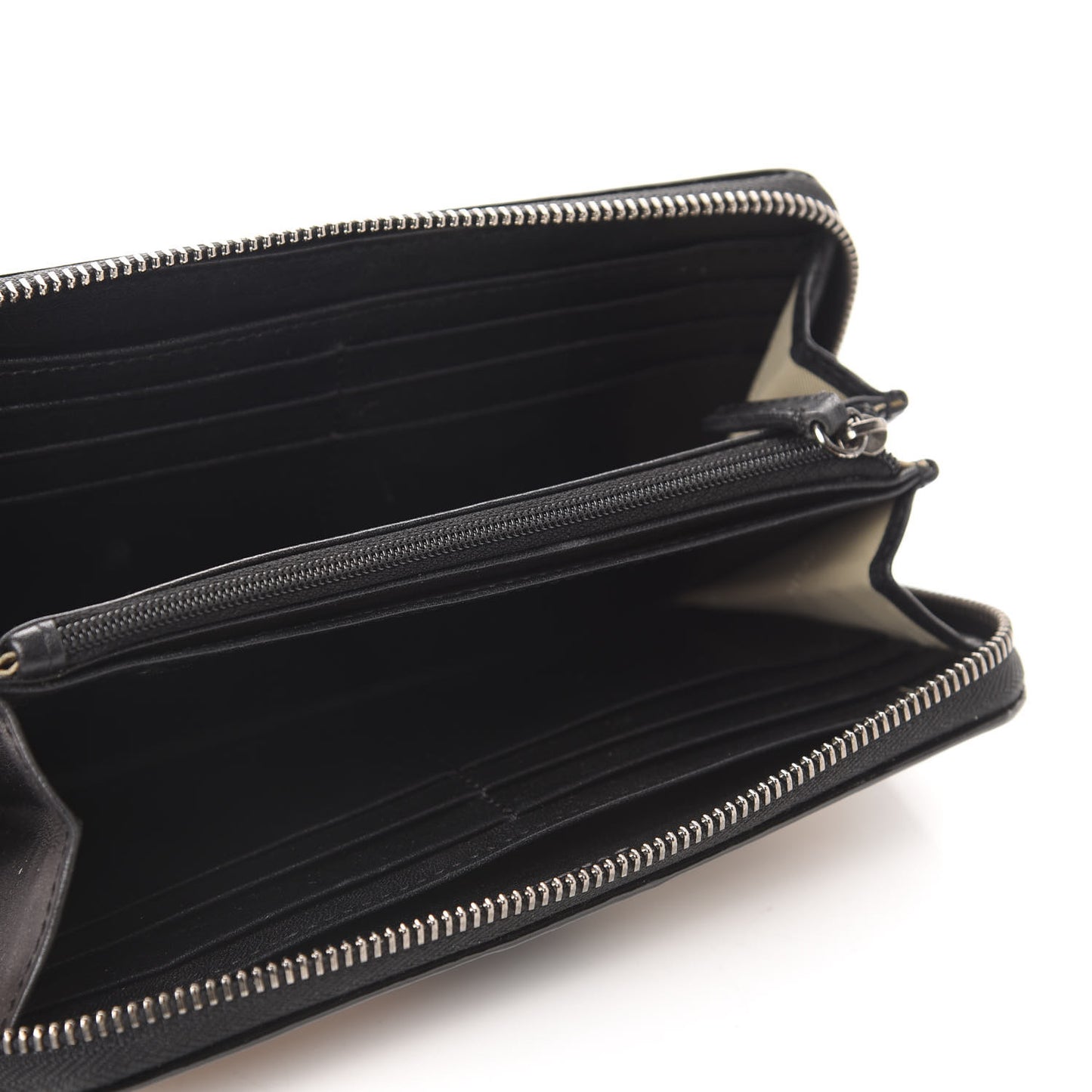 Supernova Check Large Ziggy Zip Around Wallet Black