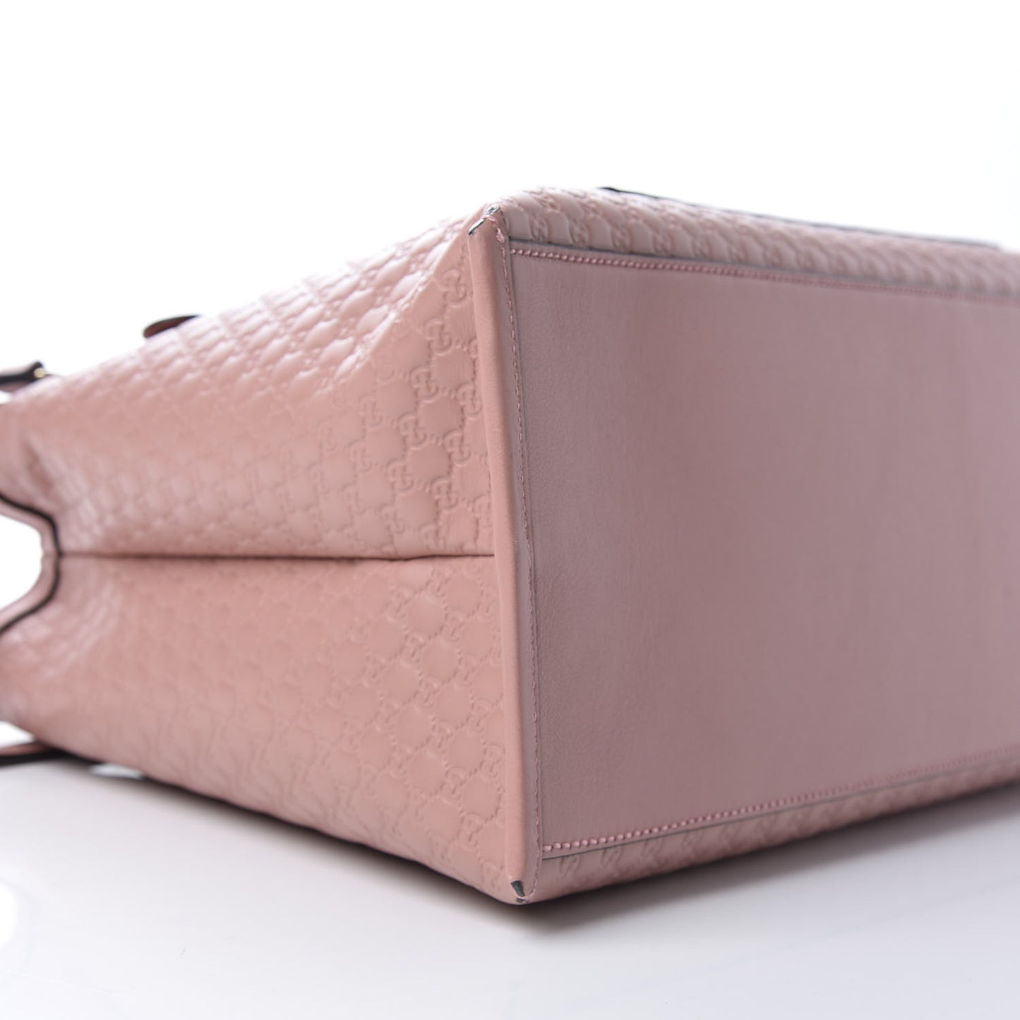 Soft Microguccissima Medium Tote Soft Pink