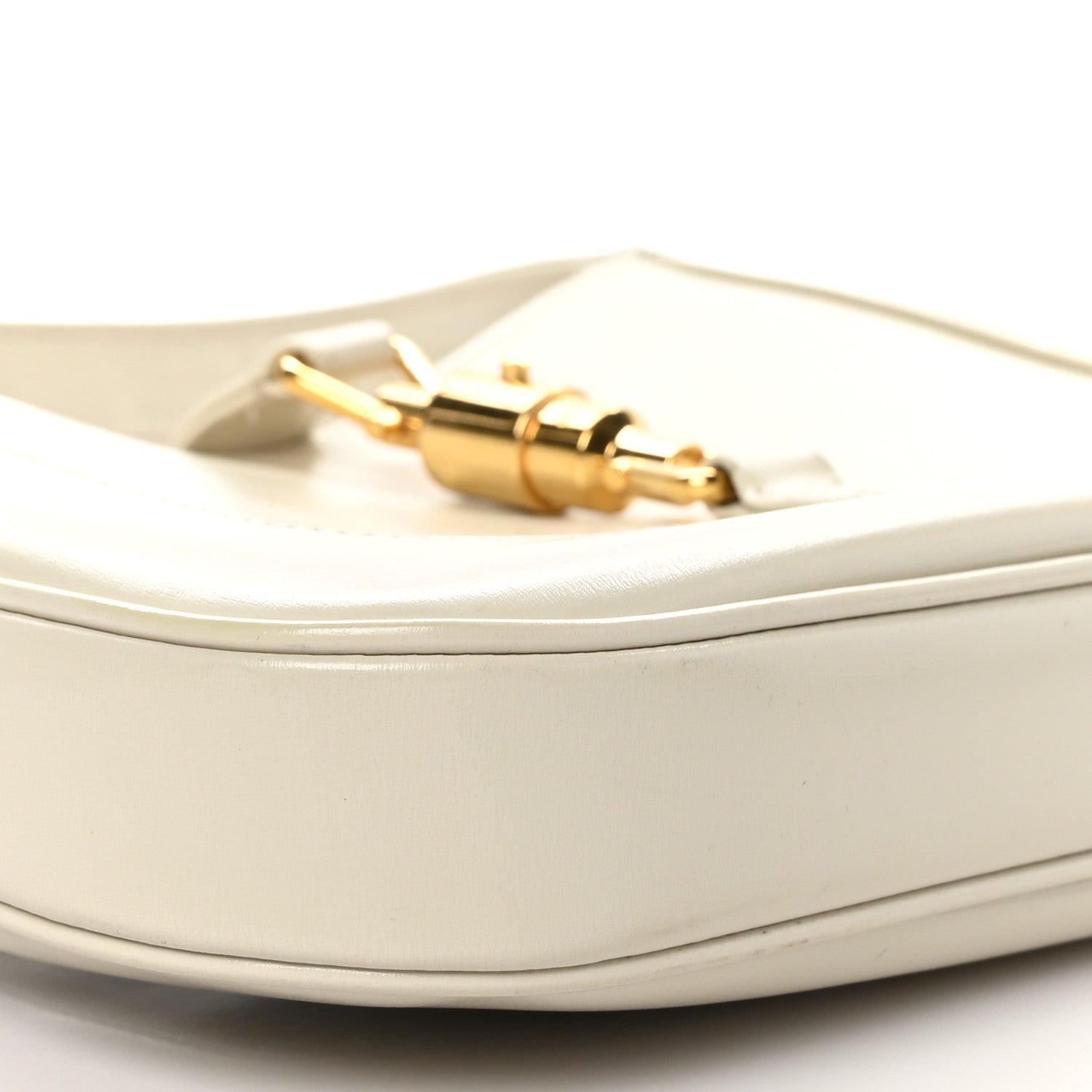 Gucci Boarded Dyana Lux Calfskin Small Jackie 1961 Hobo Mystic White 9 of 10