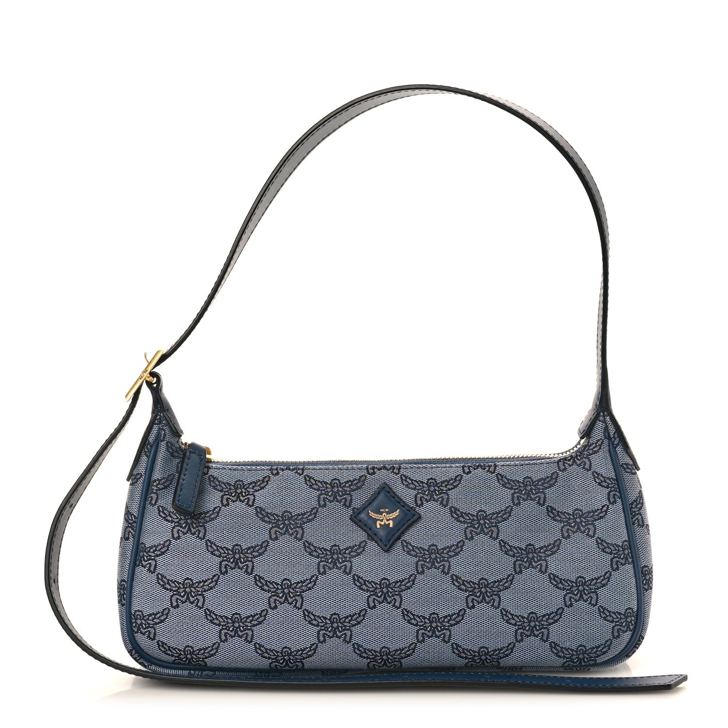 Lauretos Nappa Small Himmel Shoulder Bag Indigo Blue