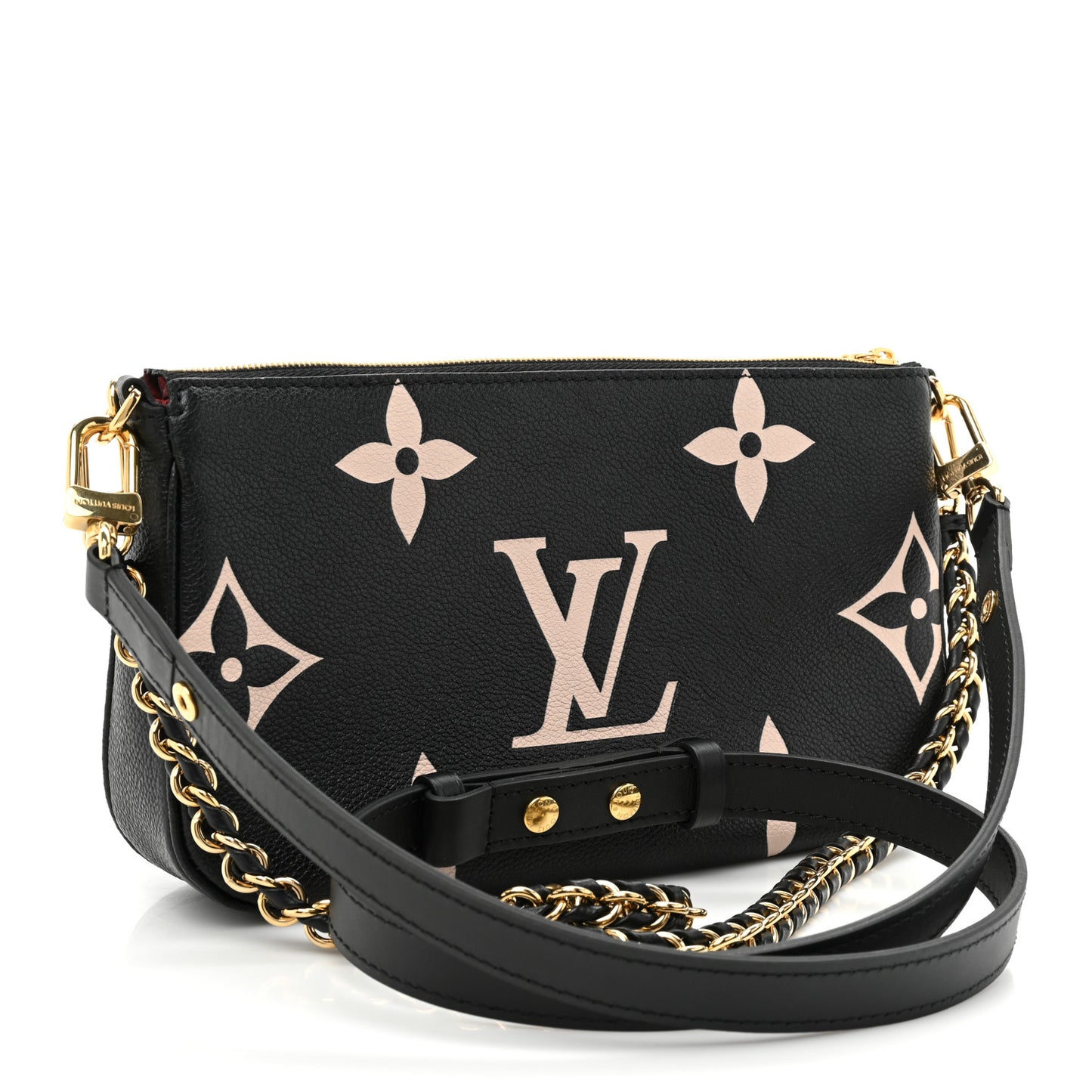 Empreinte Monogram Giant Multi Pochette Accessories Black Beige