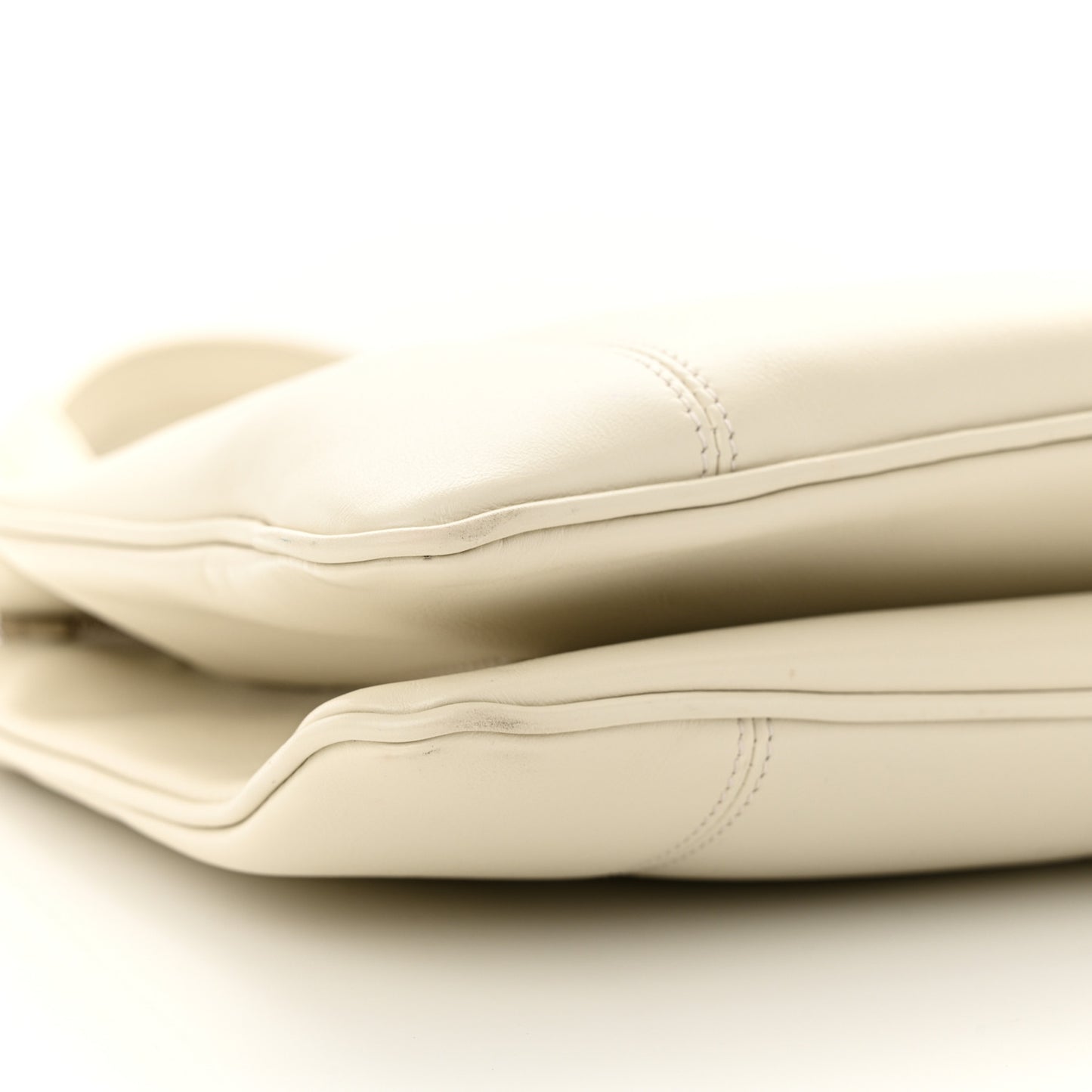 Senna Calfskin Petite GG Tote Bag Mystic White