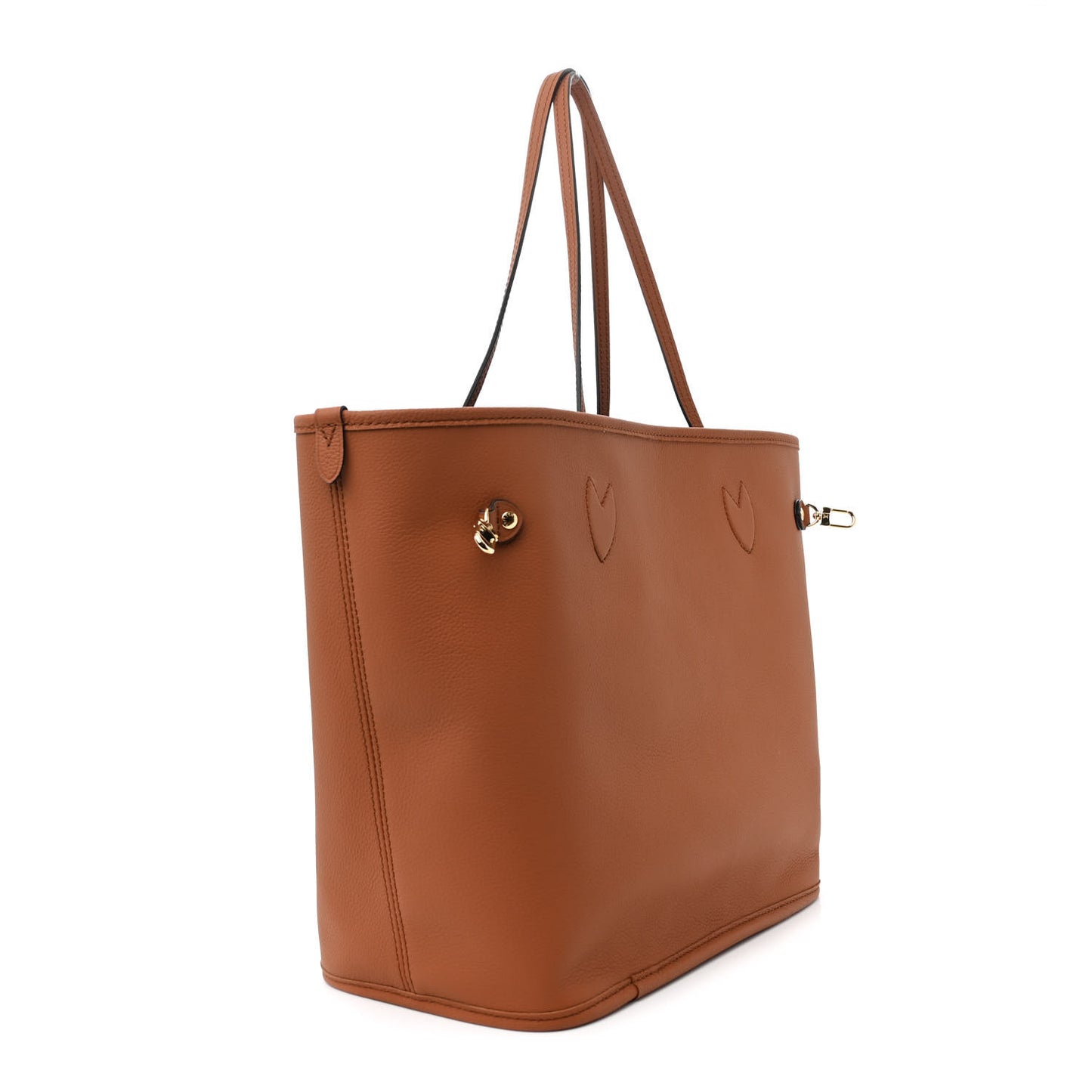 Monogram Calfskin Neo Neverfull Inside Out MM Tan