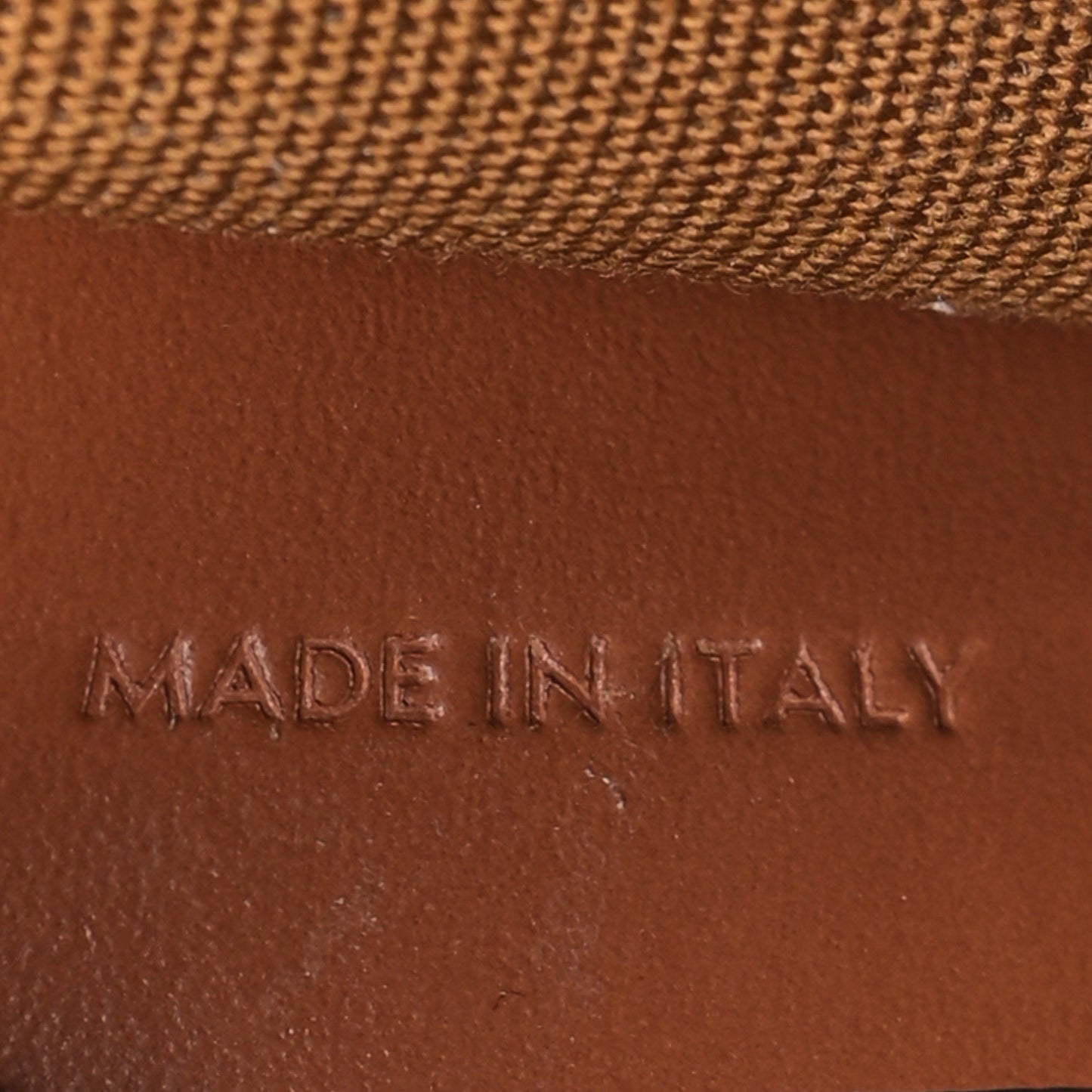 Triomphe Canvas Calfskin Ava Shoulder Bag Tan