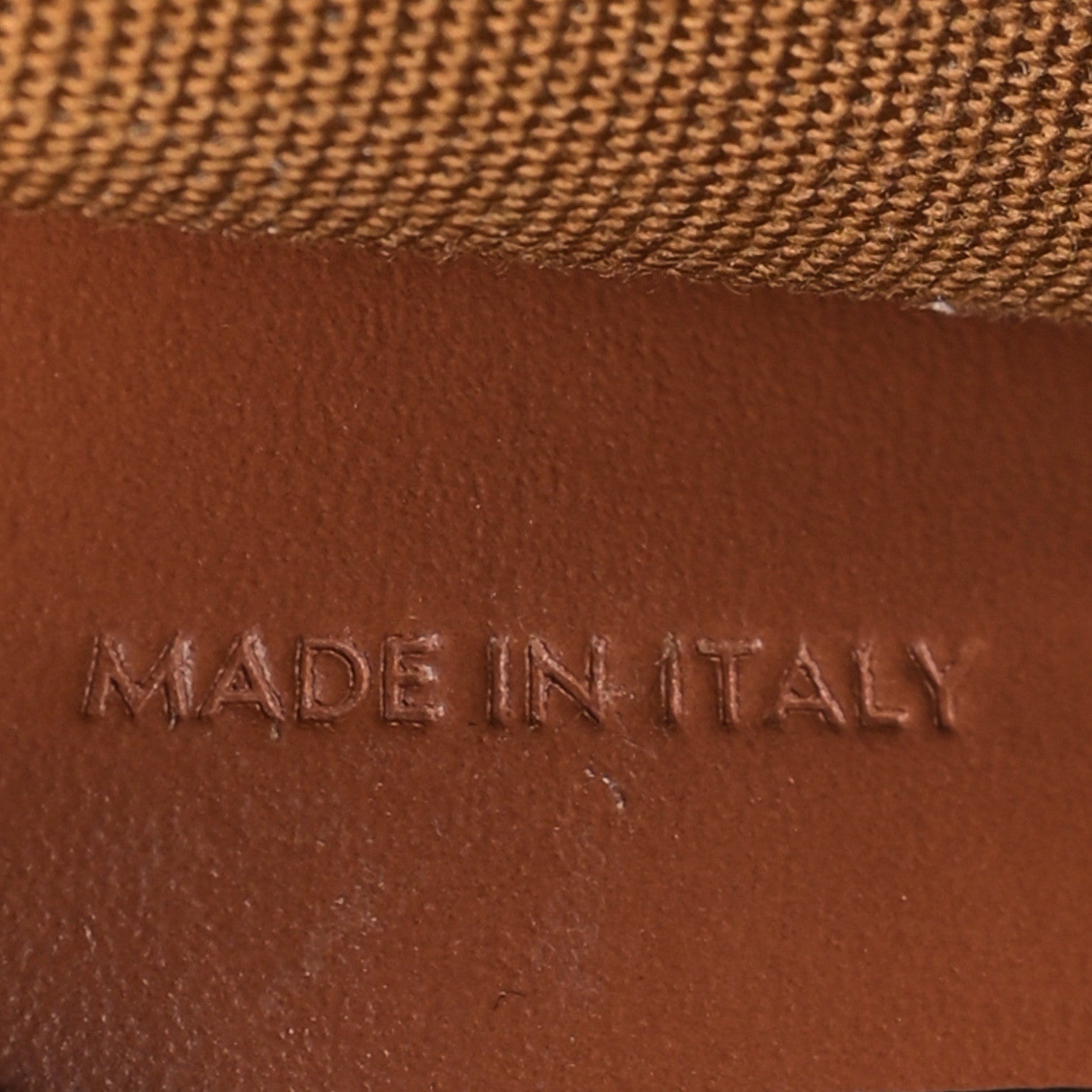 Celine Triomphe Canvas Calfskin Ava Shoulder Bag Tan 6 of 9