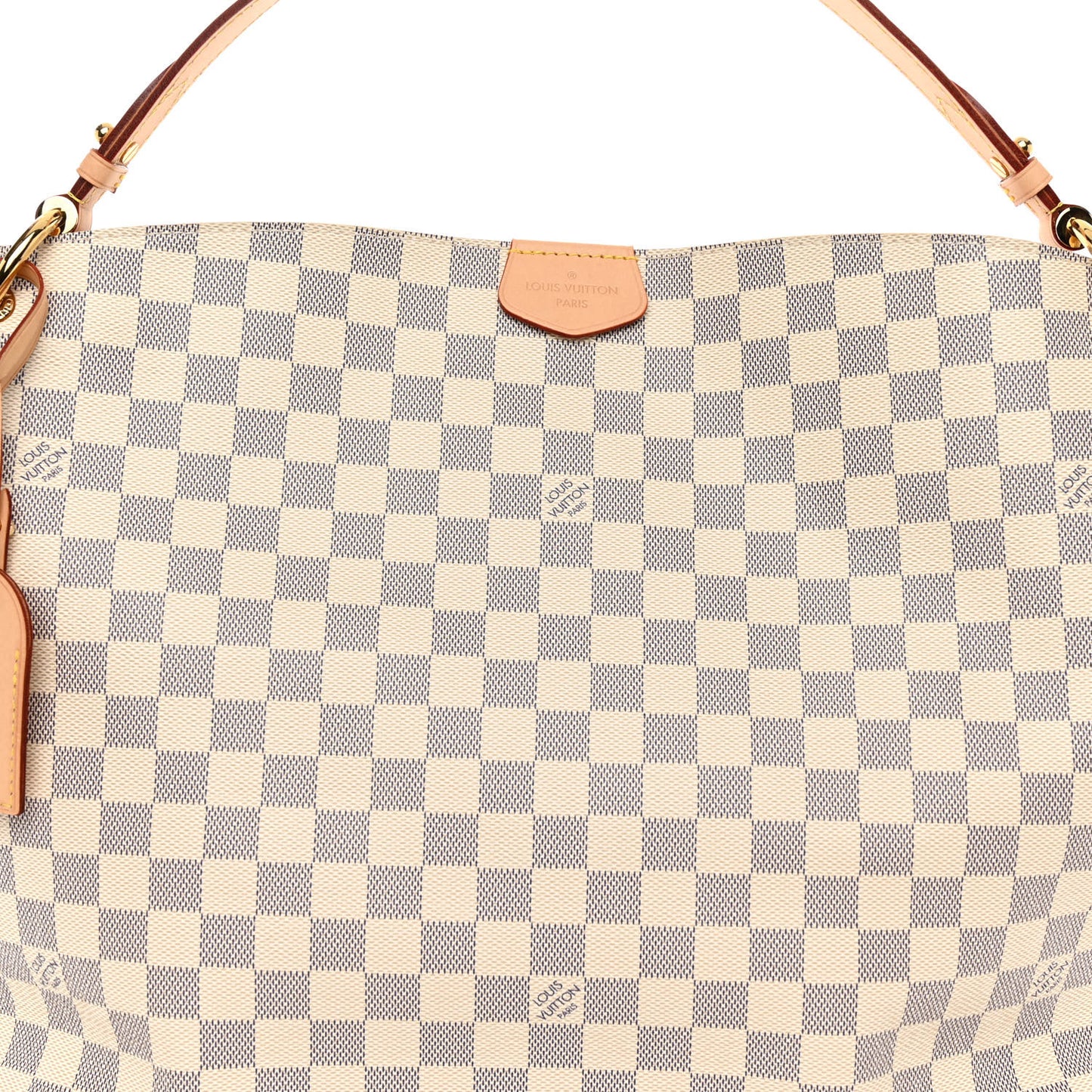 Damier Azur Graceful MM Rose Ballerine