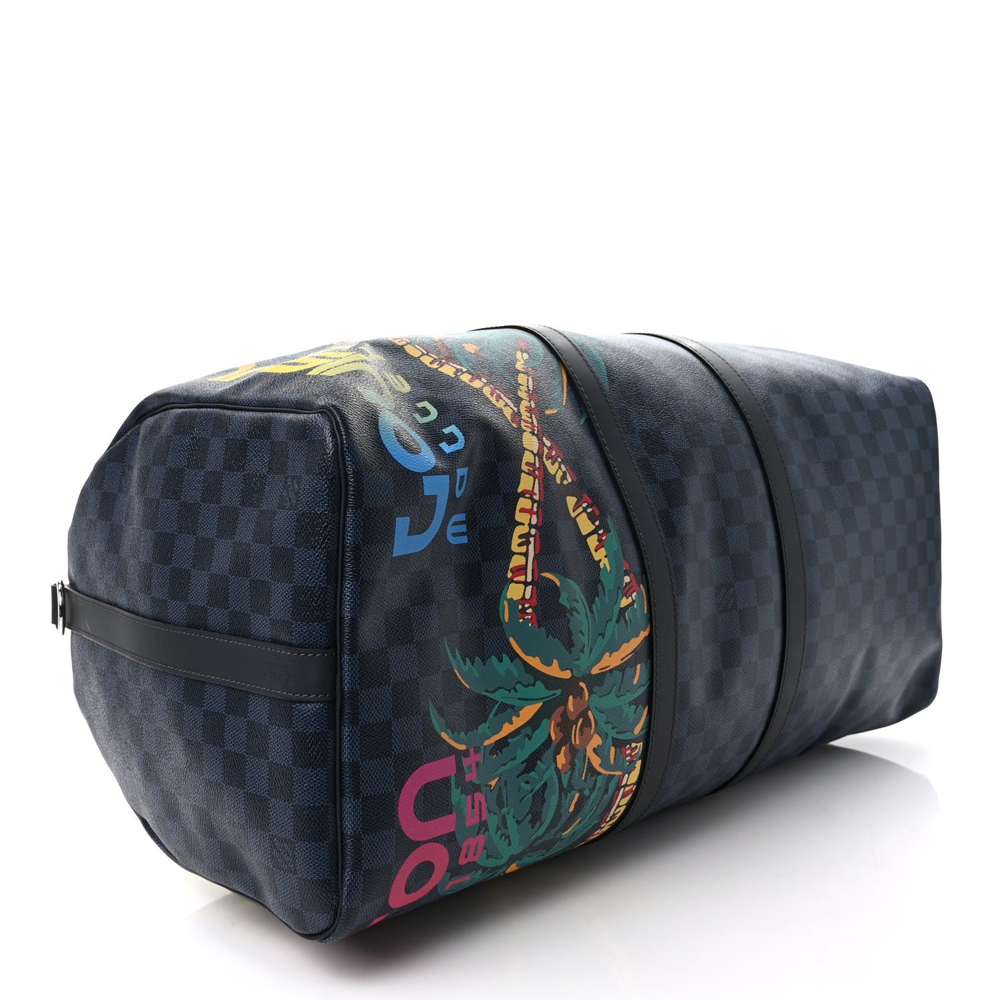 Damier Cobalt Jungle Keepall Bandouliere 55