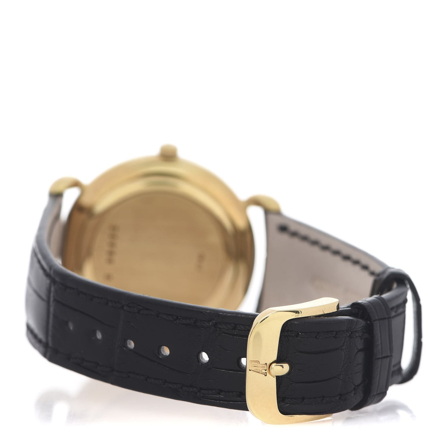 18K Yellow Gold Alligator 32mm Classic Manual Winding Watch