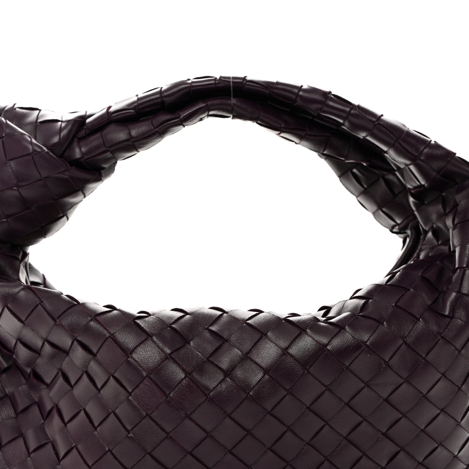 Bottega Veneta Nappa Intrecciato Teen Jodie Hobo Eggplant 8 of 10