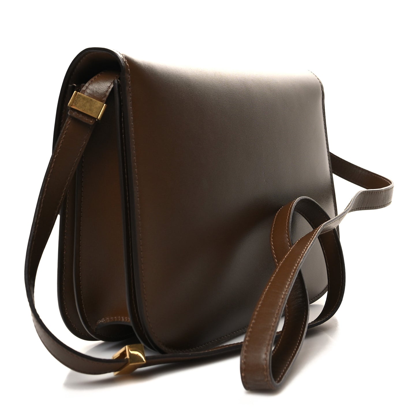 Box Calfskin Medium Classic Box Flap Bag Camel