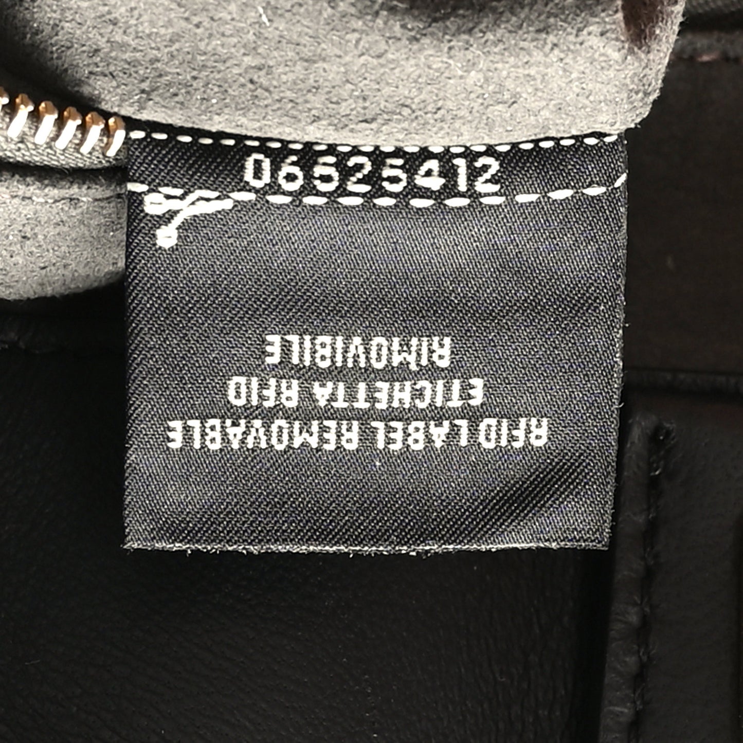 Nappa FF 1974 Embossed Small FF Tote Black