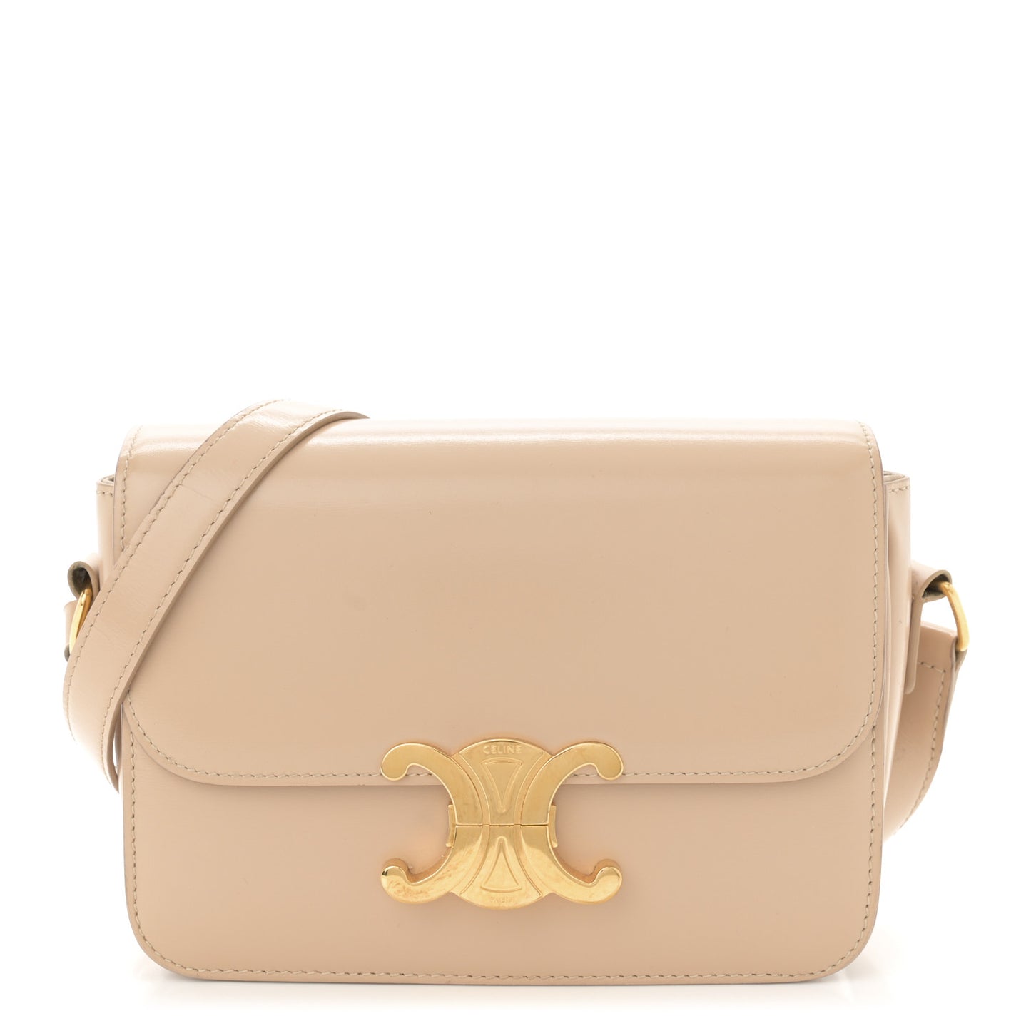 Shiny Calfskin Teen Triomphe Nude