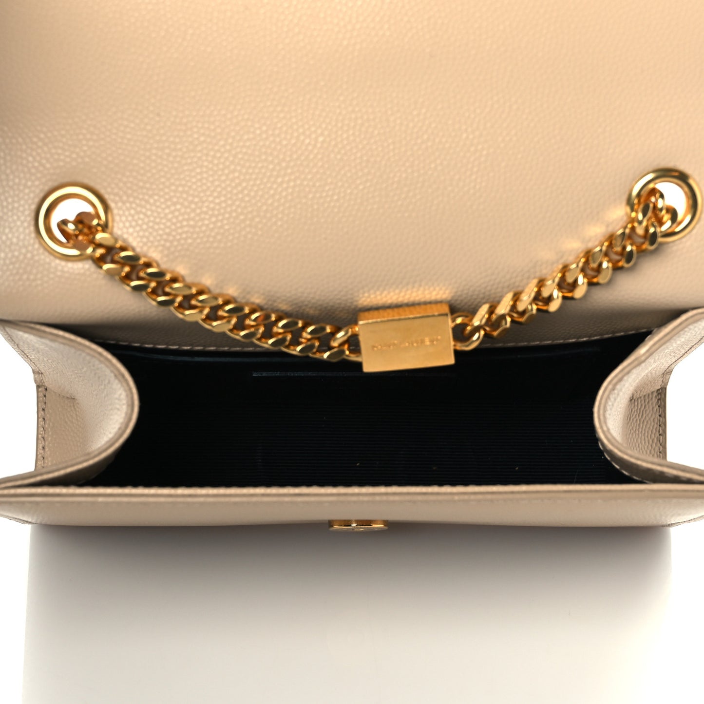 Grain De Poudre Small Monogram Kate Satchel Nude Powder