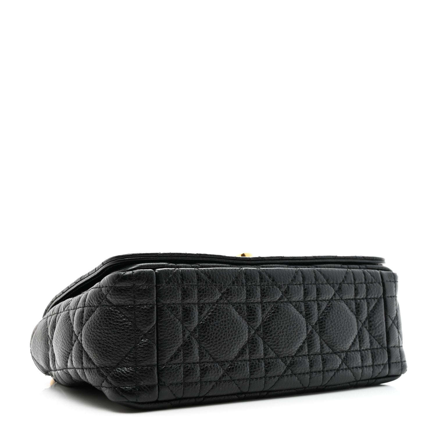 Christian Dior Calfskin Cannage Small Caro Bag Black 4 of 11