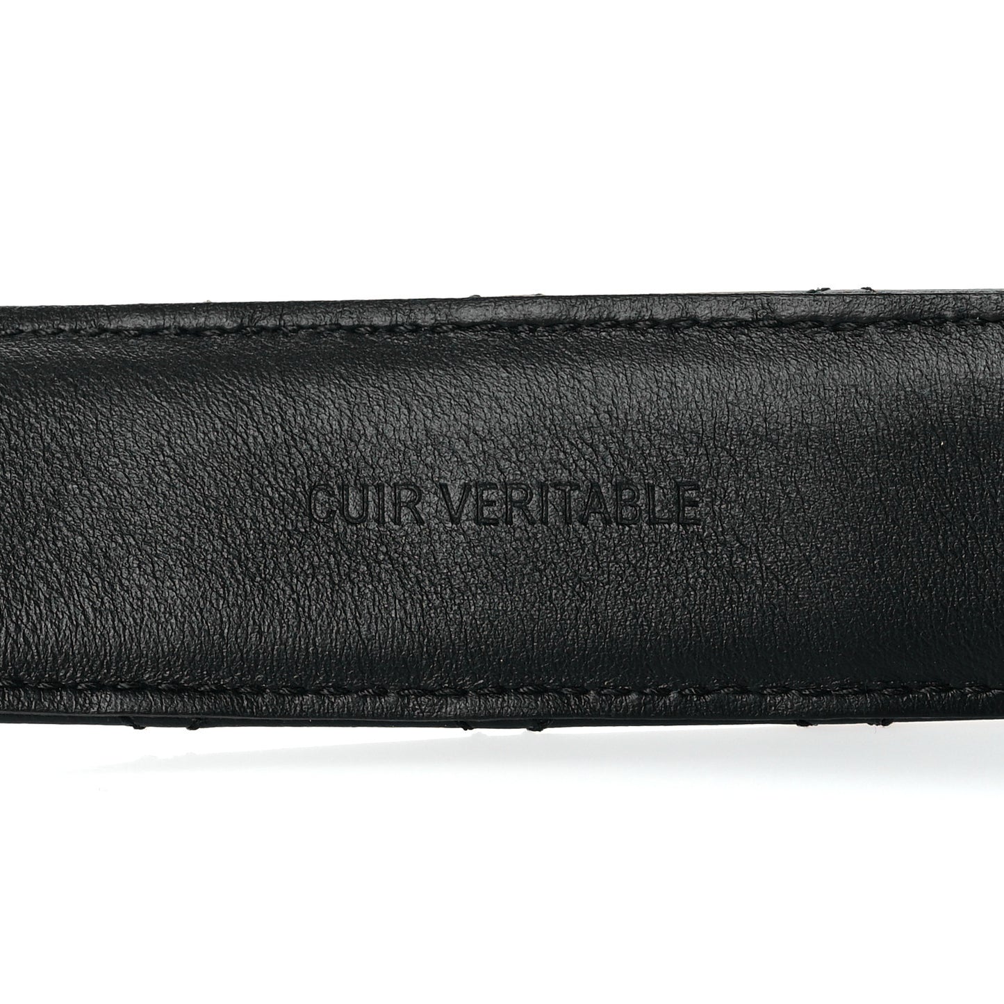 Lambskin Quilted CC Chain Belt 75 30 Black