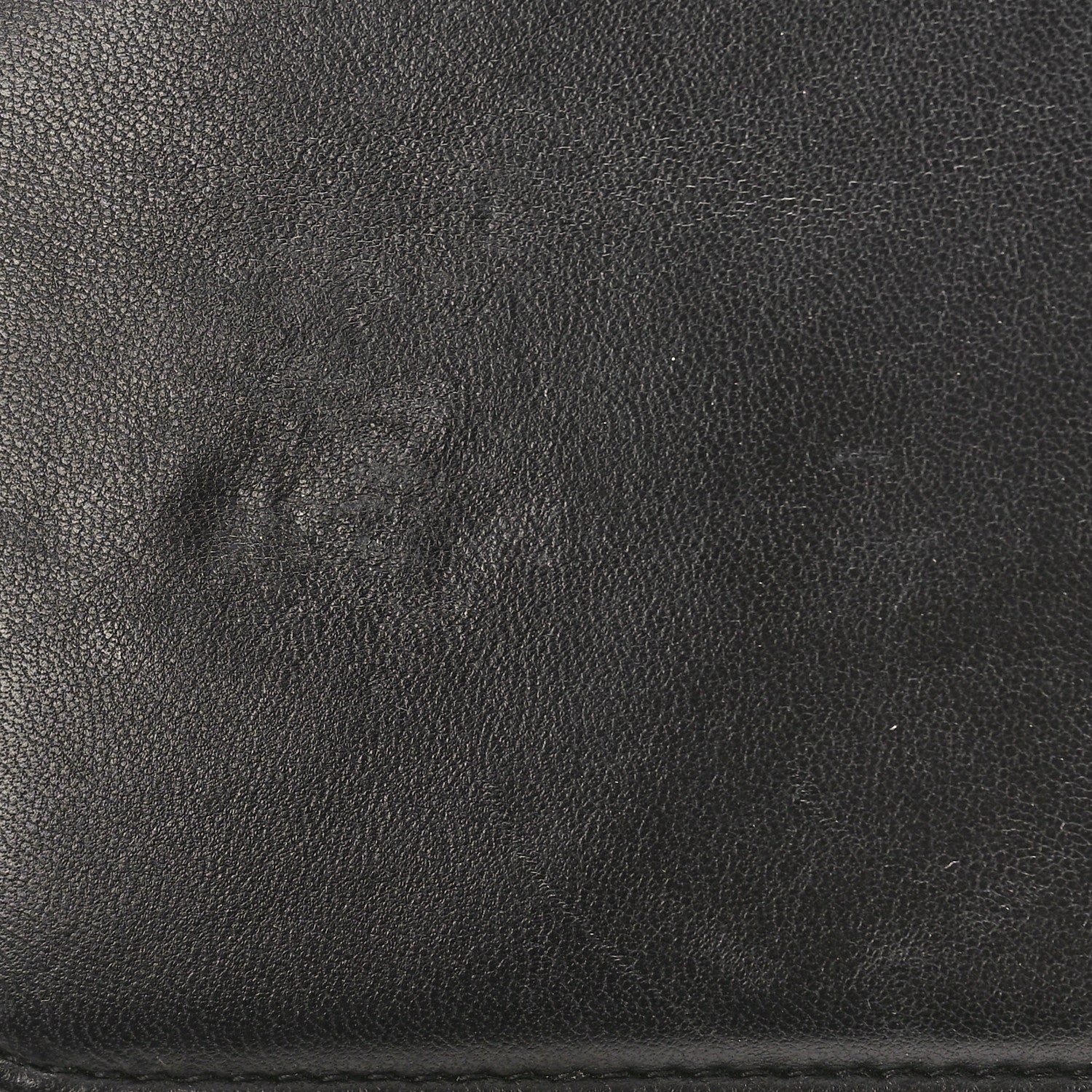 Chanel Lambskin Camellia Quilted Wallet On Chain WOC Black 11 of 11