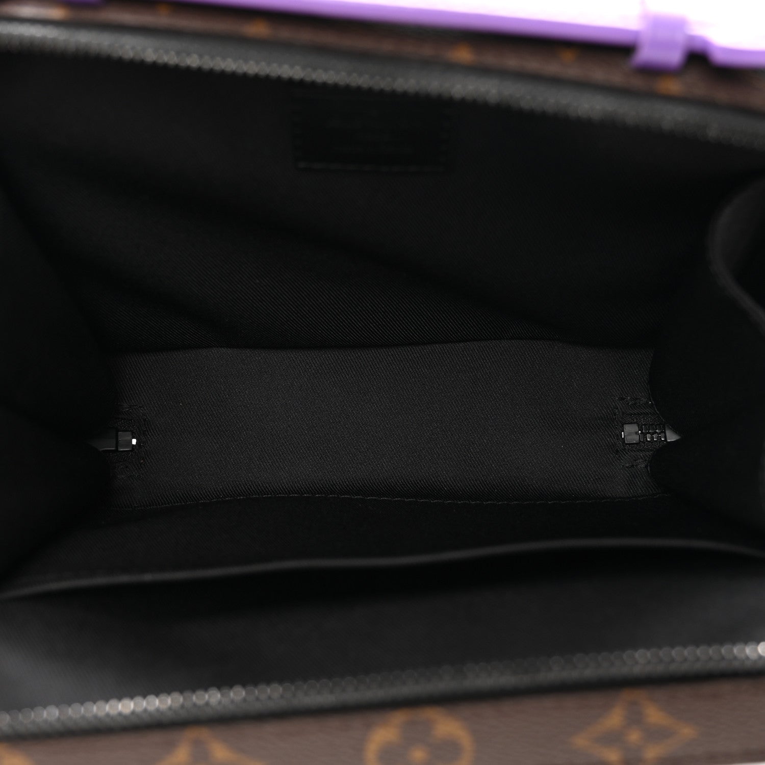 Louis Vuitton Monogram Macassar Handle Soft Trunk Purple 6 of 9
