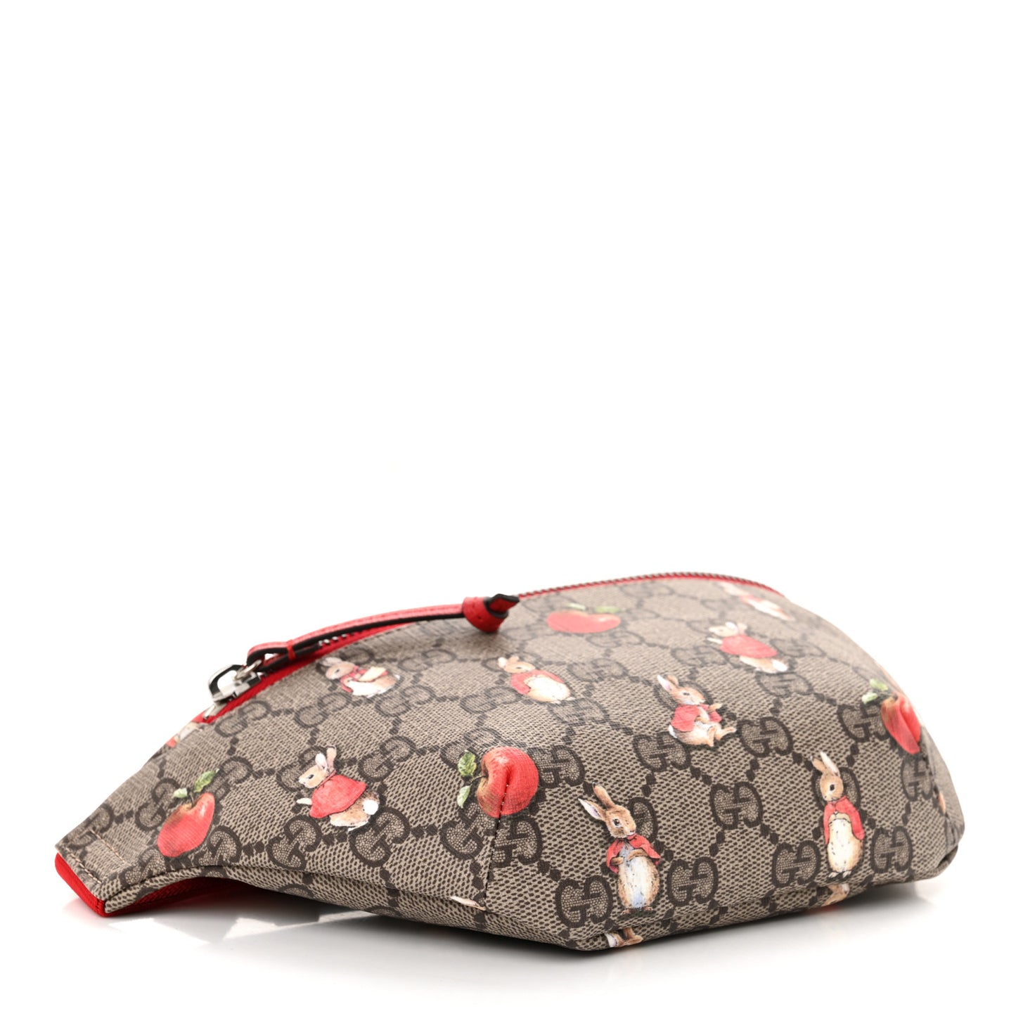 X Peter Rabbit GG Supreme Monogram Rabbit Apple Childrens Belt Bag