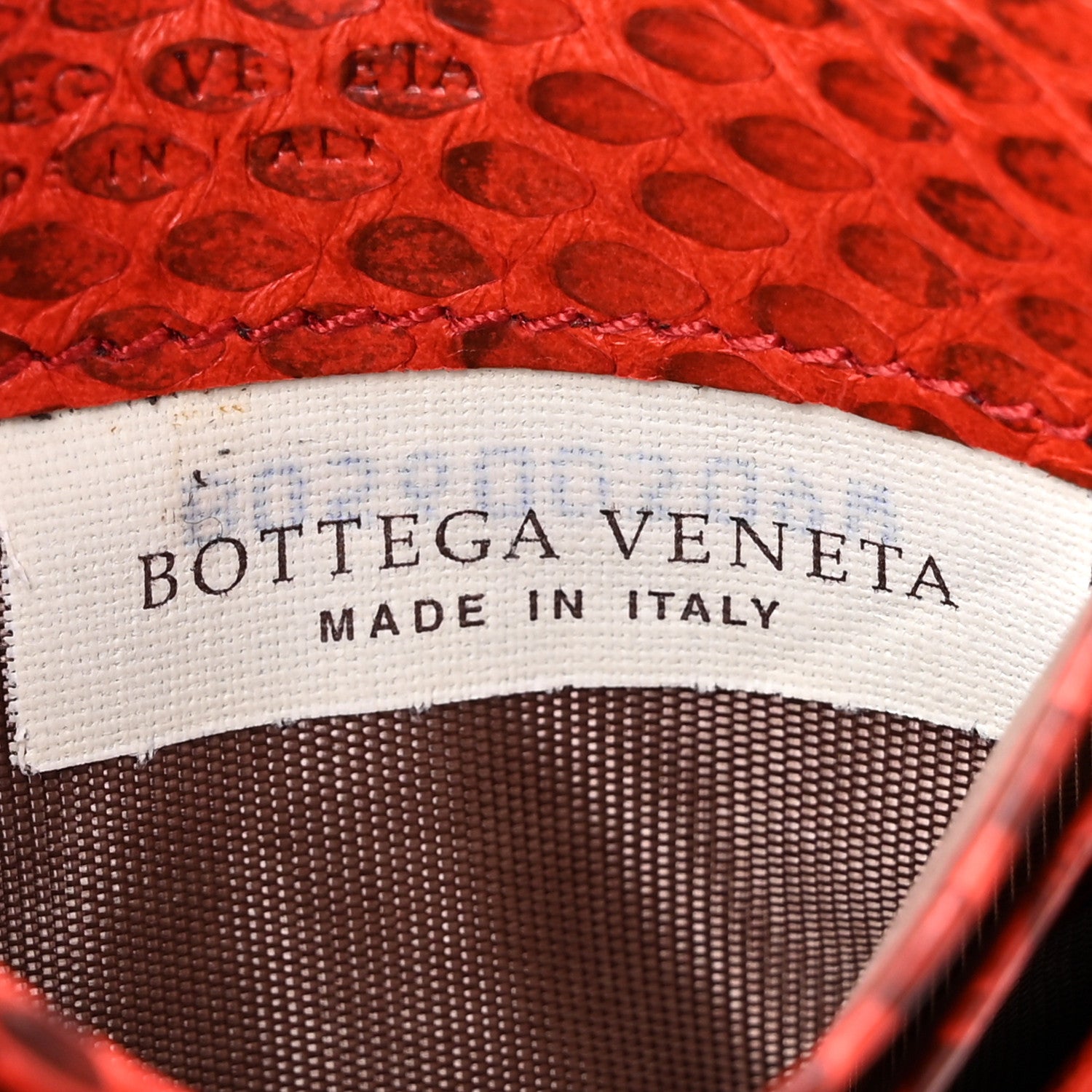 Bottega Veneta Ayers Intrecciato Card Holder Red 6 of 9