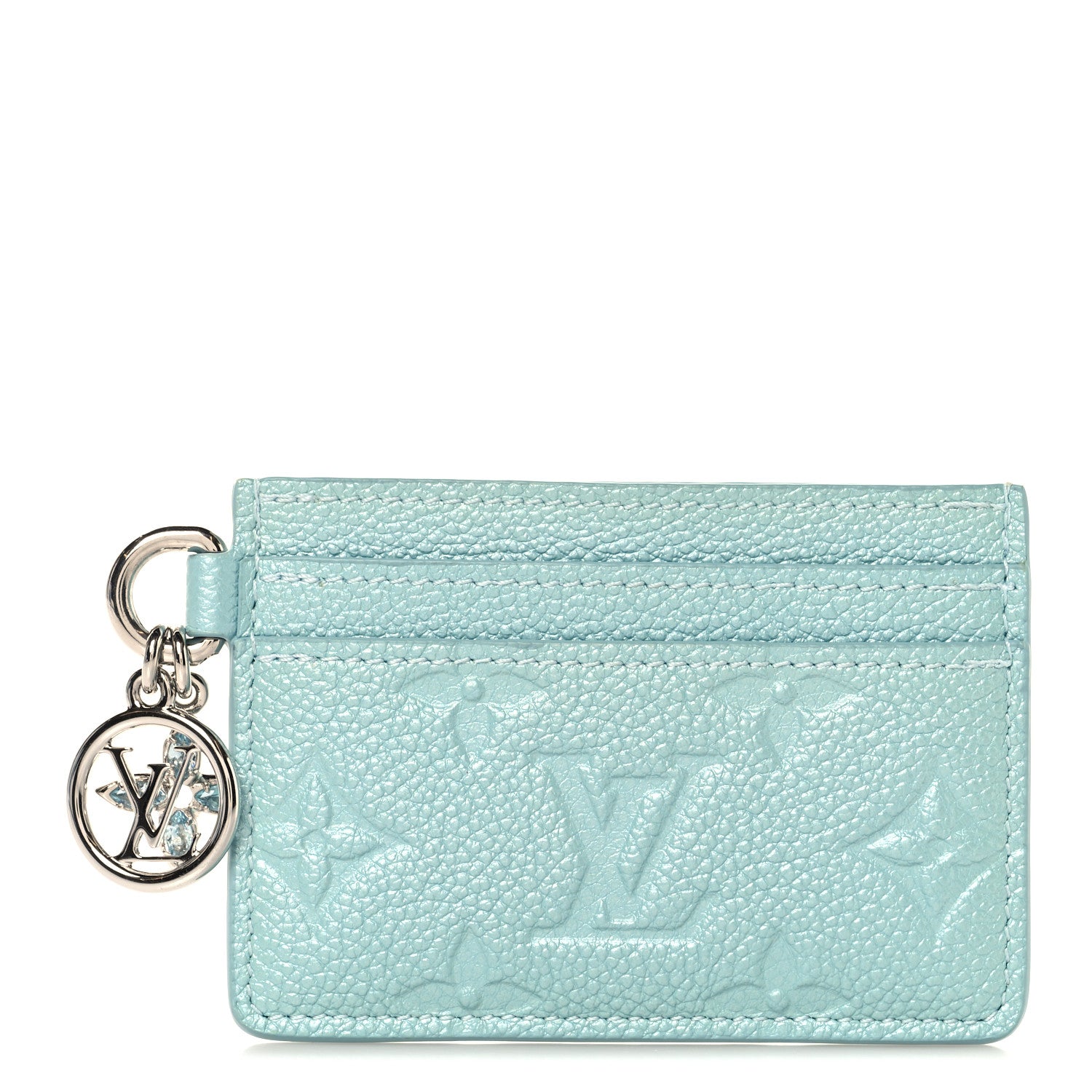 ヨ*ン様 【断捨離出品】LOUIS VUITTON 淡いブルー ポロシャツ S Louis Vuitton Empreinte Monogram LV Charms Card Holder Azur Frost