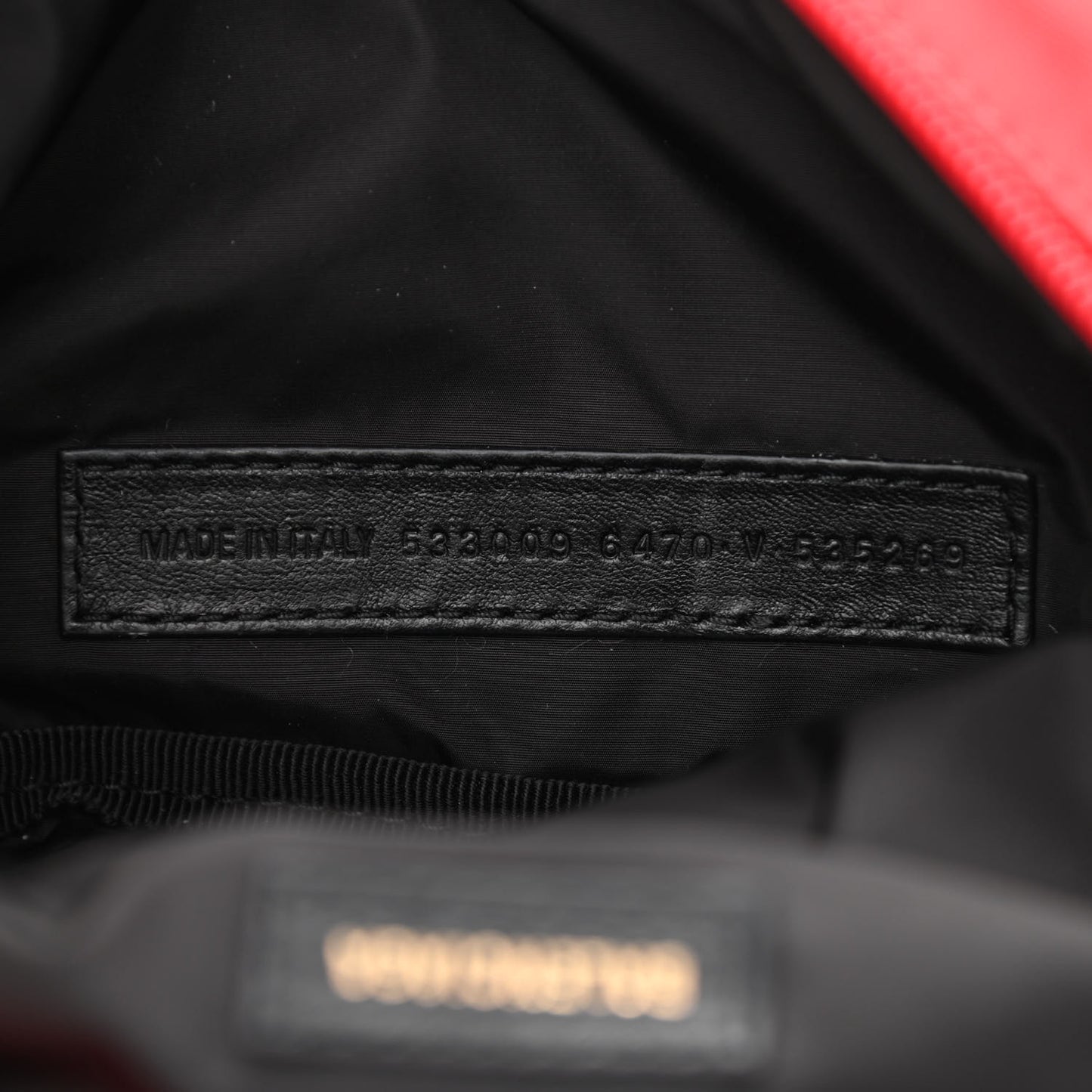 Sport Nylon Logo Embroidered Wheel Beltpack Bright Red White