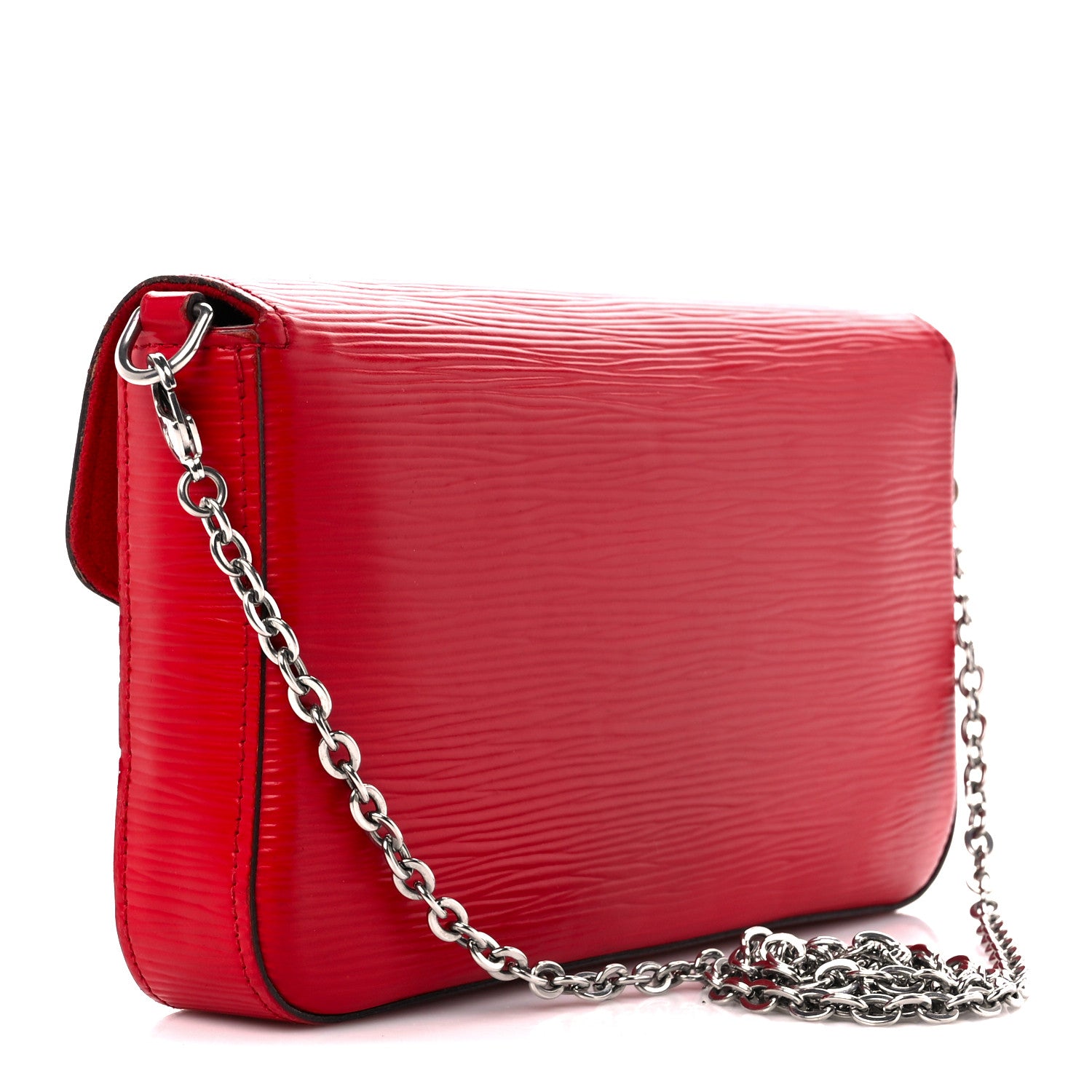 Louis Vuitton Epi Pochette Felicie Coquelicot 4 of 16