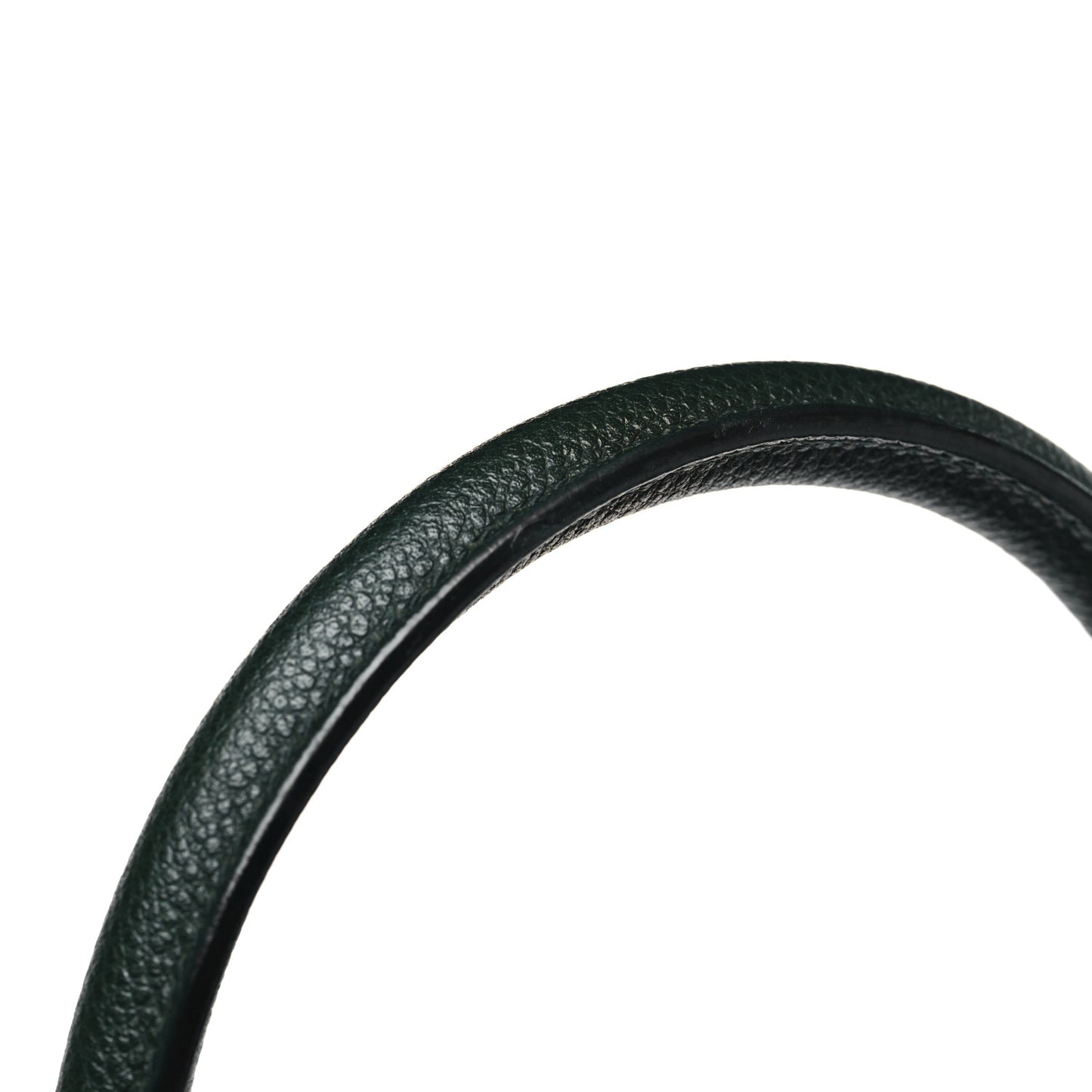 Grained Calfskin Small Sac De Jour Green