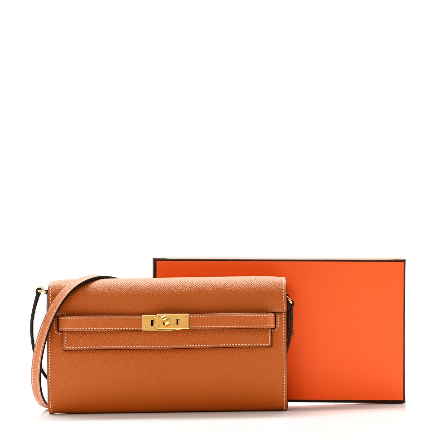 Epsom Kelly Wallet To Go Toffee
