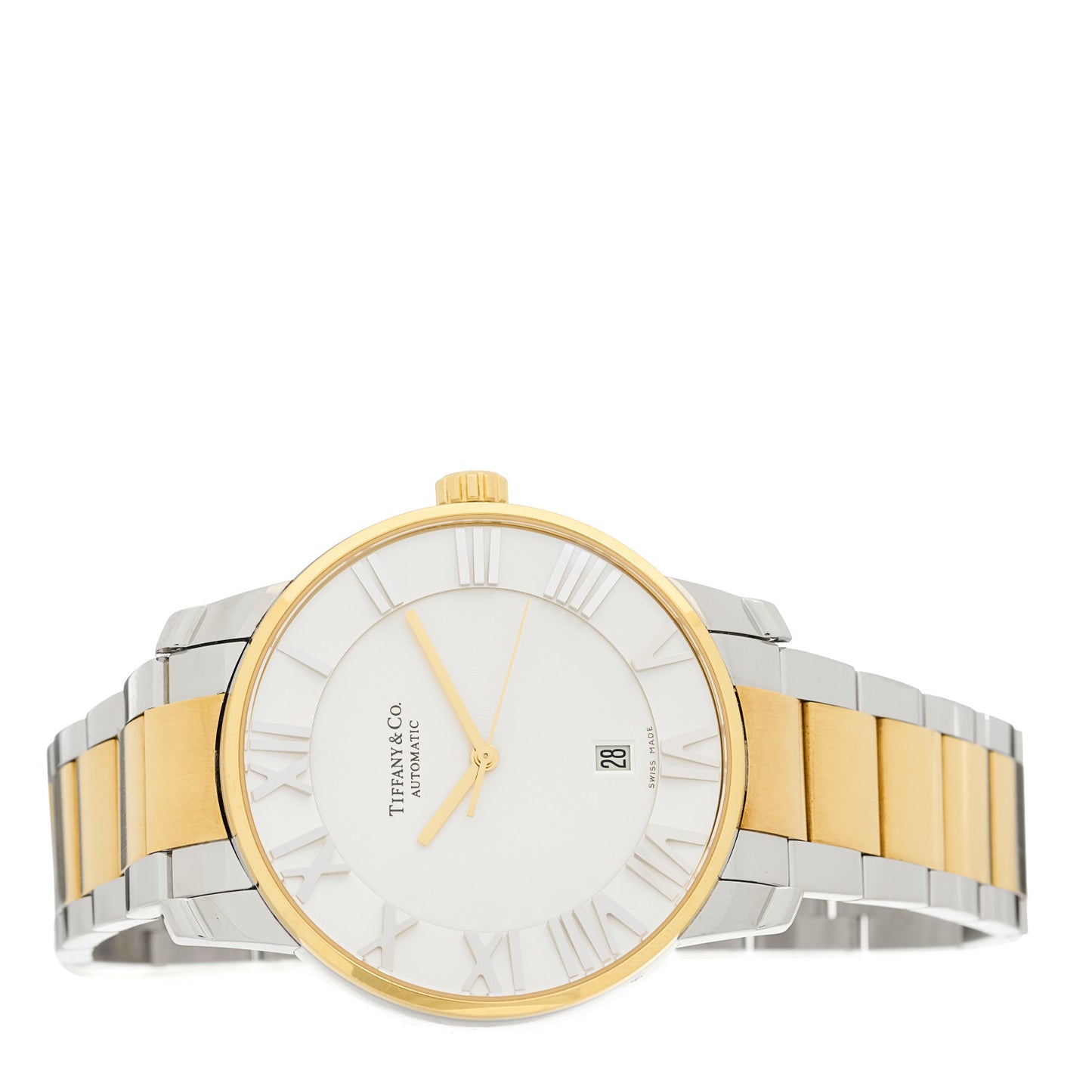 Stainless Steel 18K Yellow Gold 42mm Atlas Automatic Watch