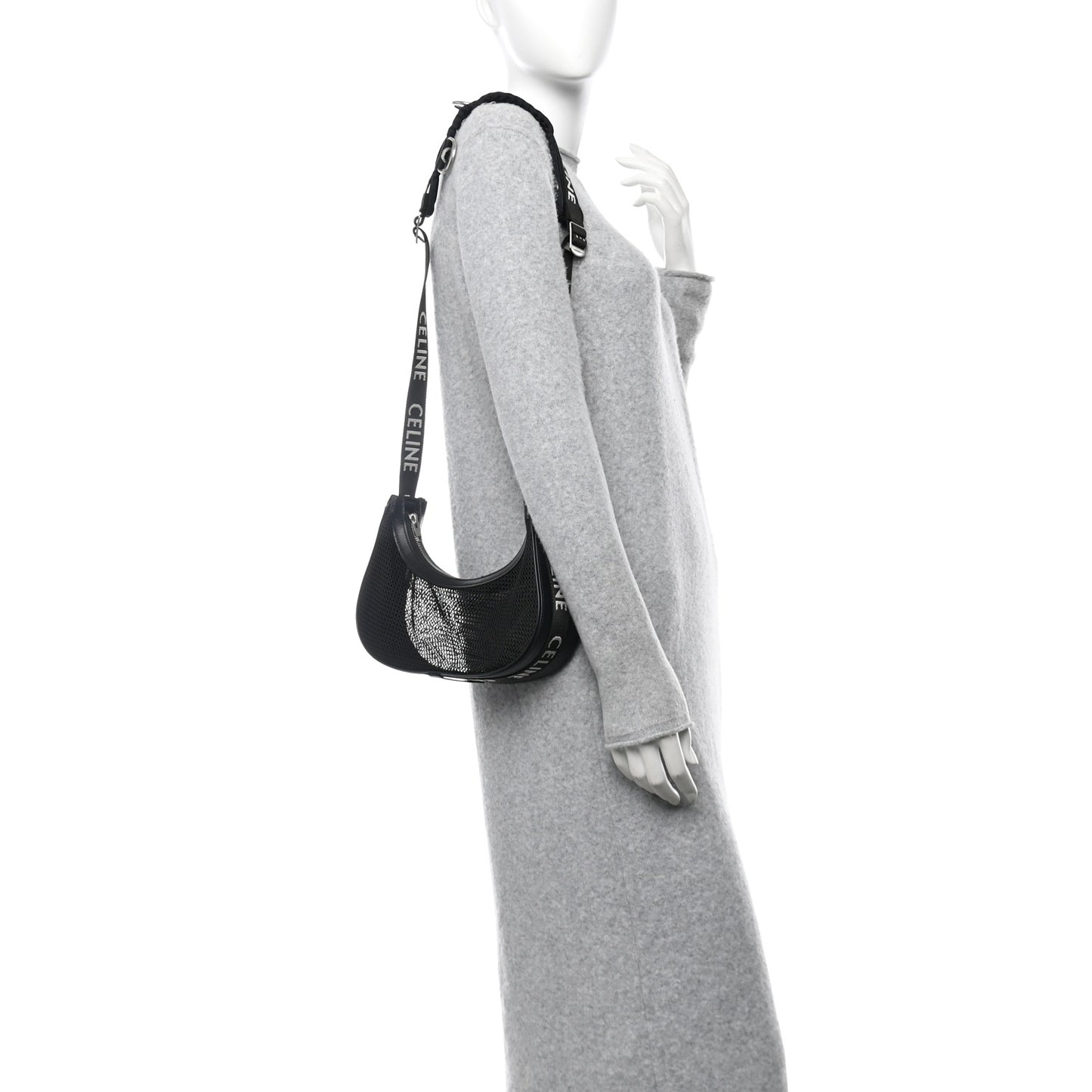 Mesh Ava Trekking Shoulder Bag Black