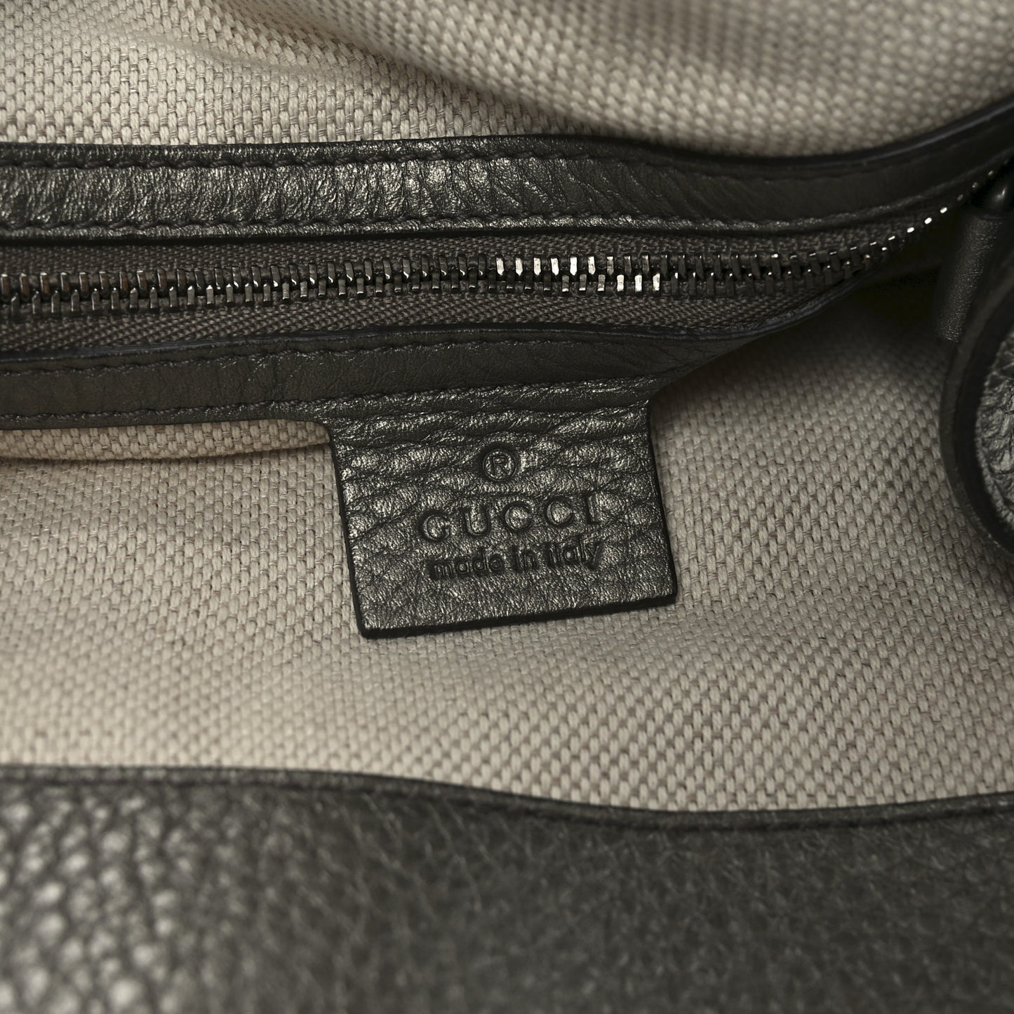 Metallic Cellarius Calfskin Medium Soho Shoulder Bag Sasso