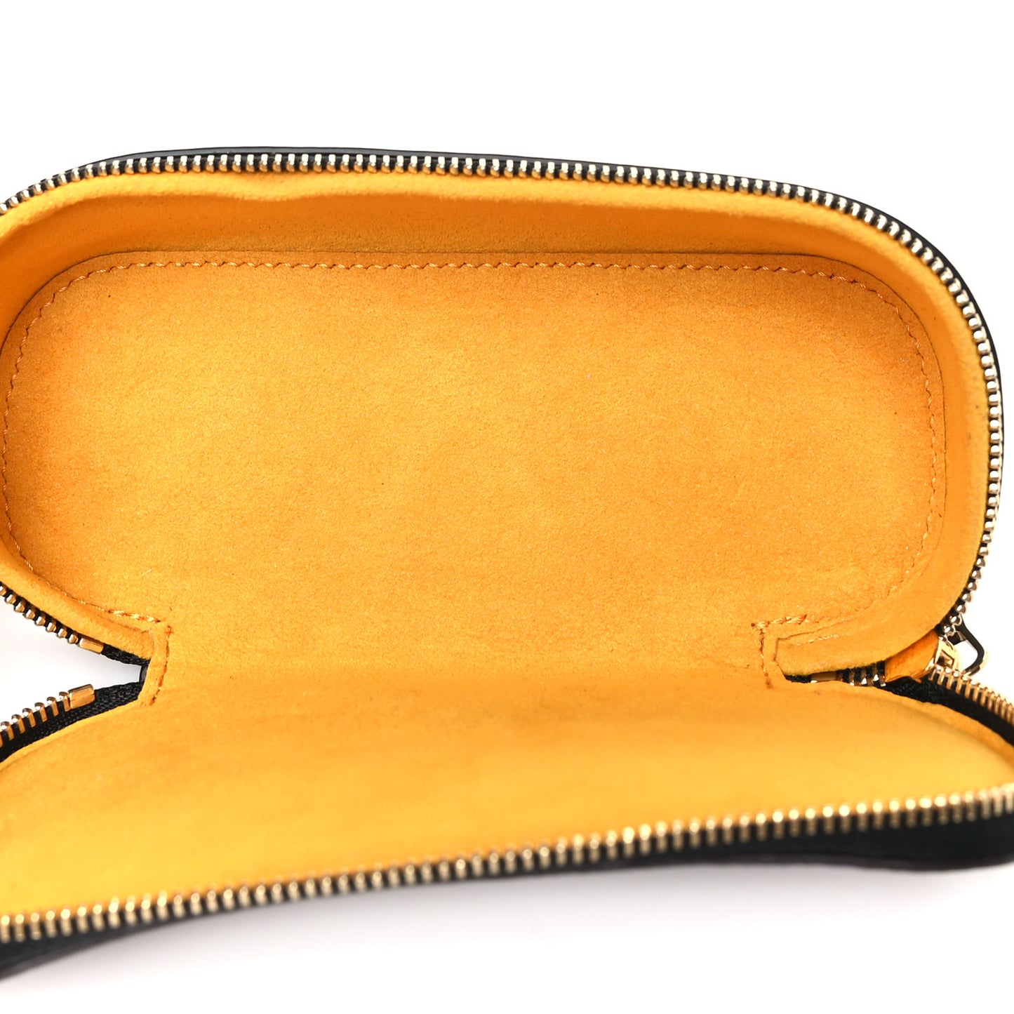Monogram Emilie Zippered Sunglasses Case Black