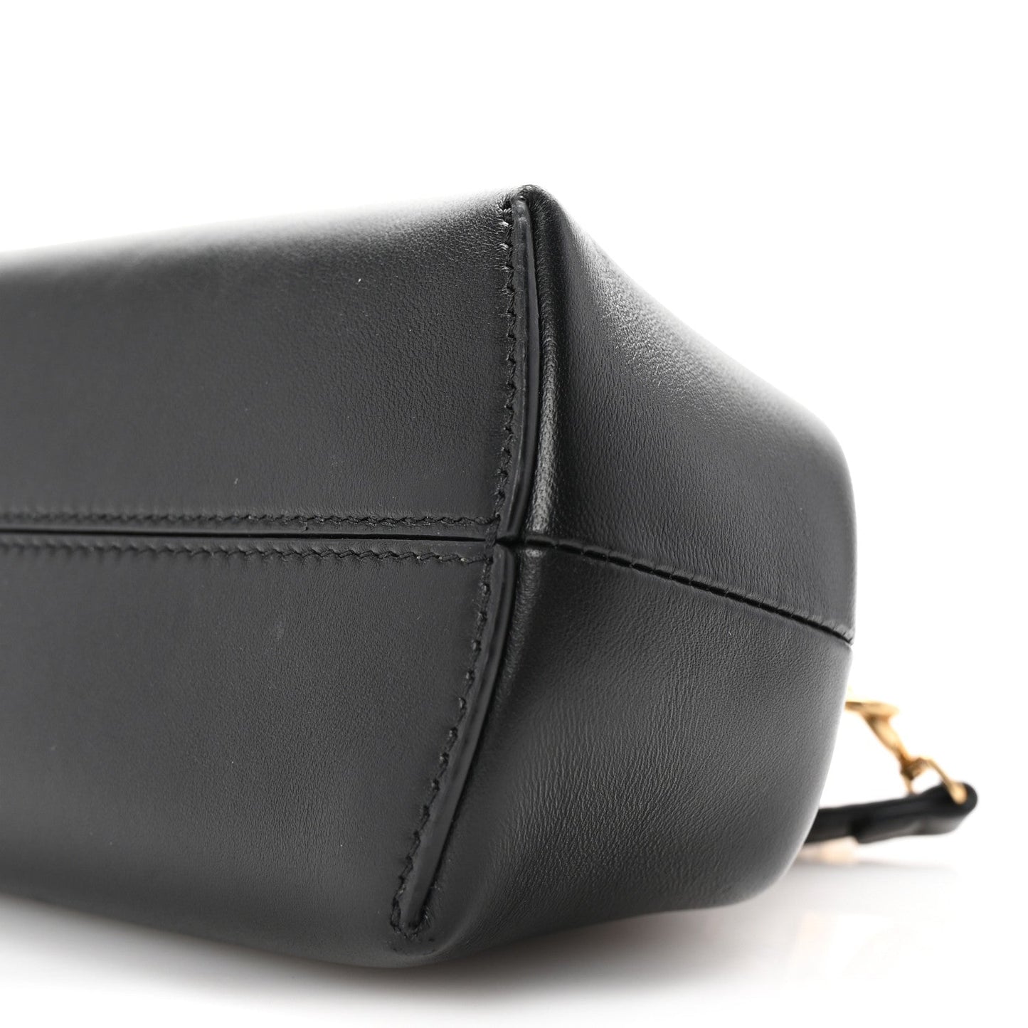 Shiny Nappa Snakeskin Small Fendi First Black