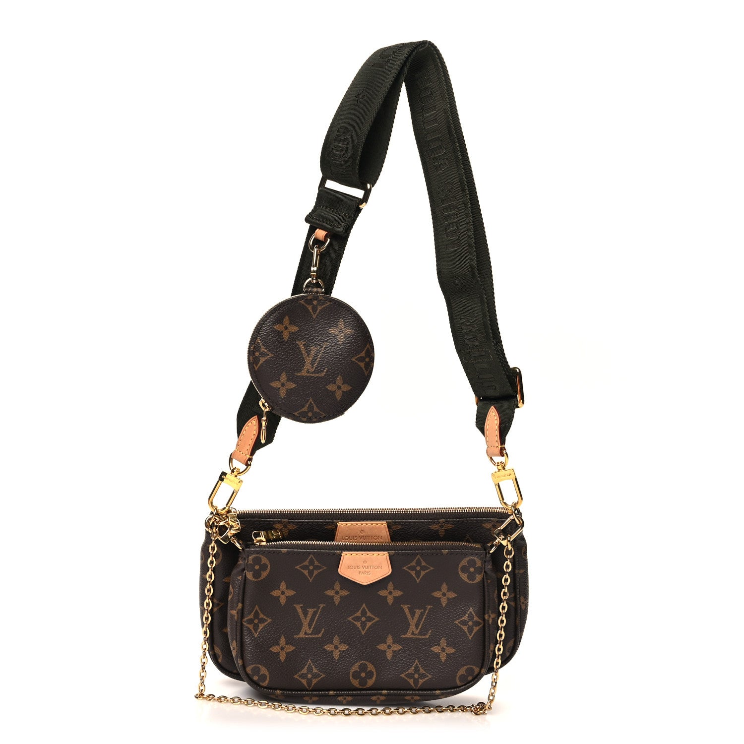 Louis Vuitton Monogram Multi Pochette Accessories Kaki 1 of 12
