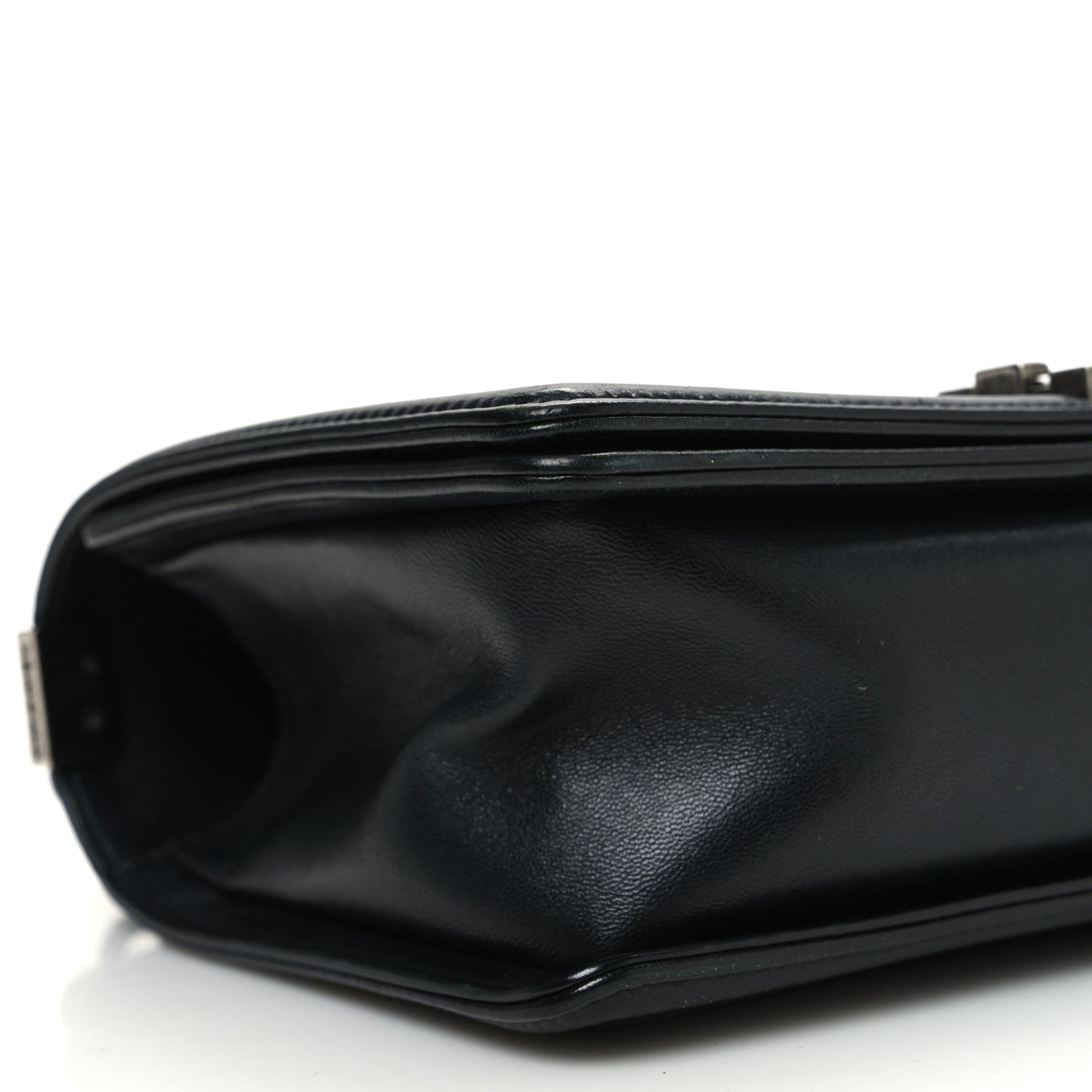 Lambskin Quilted Medium Boy Flap Black