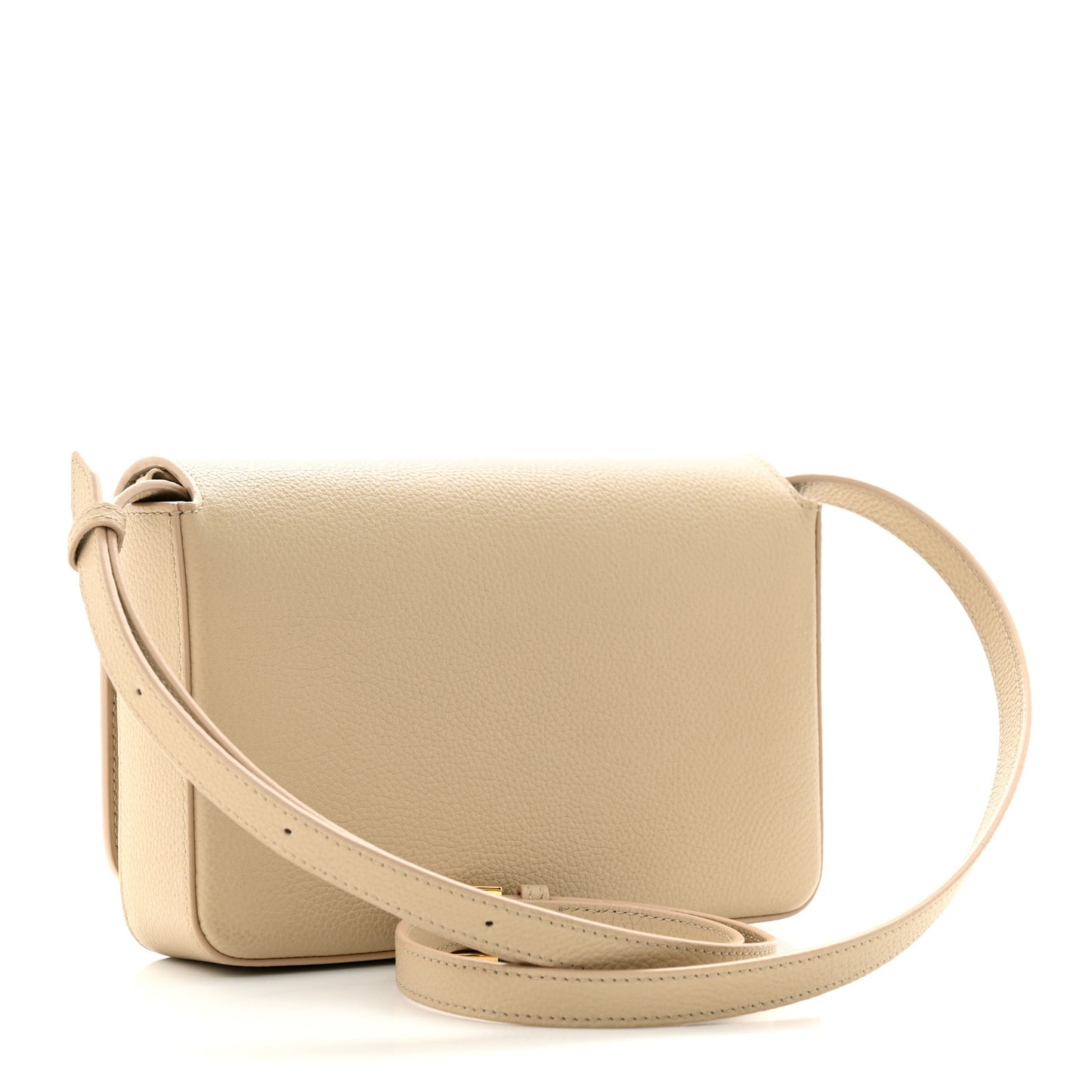 Grainy Calfskin Vintage Check Hampshire Crossbody Beige
