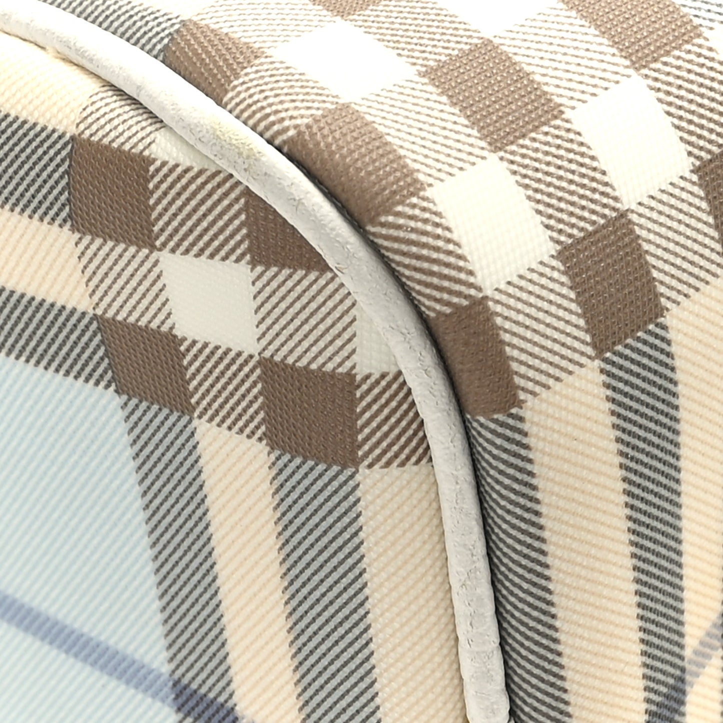 Candy Check Lola Barrel Shoulder Bag Light Blue