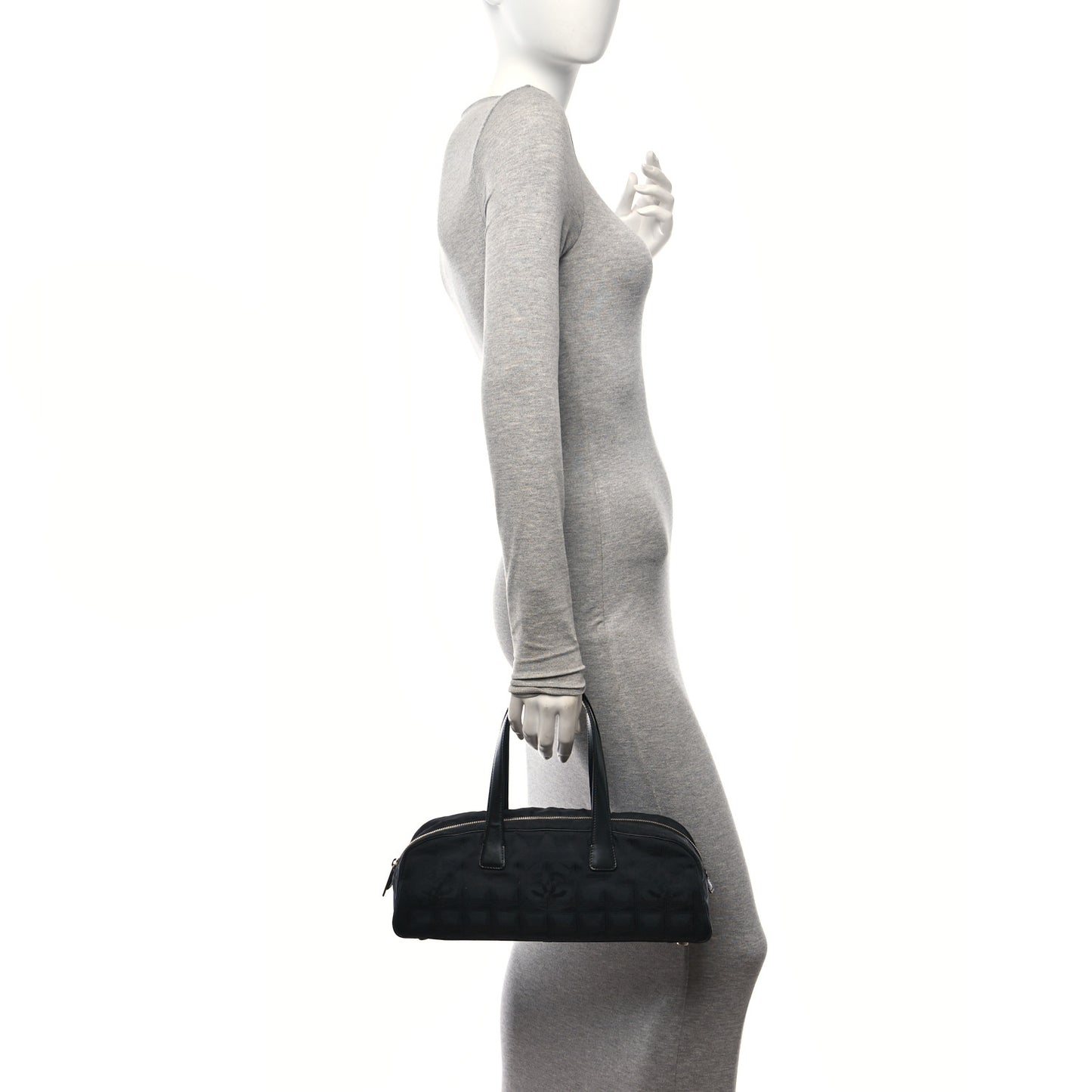 Nylon Travel Bowler Black